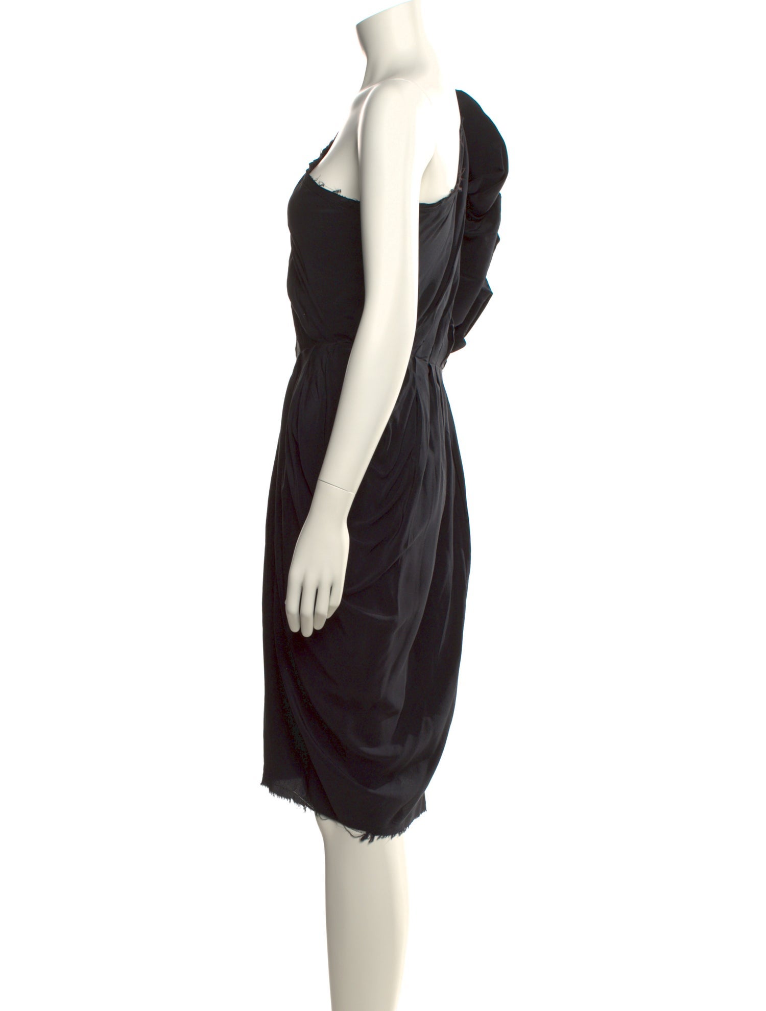 Lanvin One-Shoulder Midi Length Dress