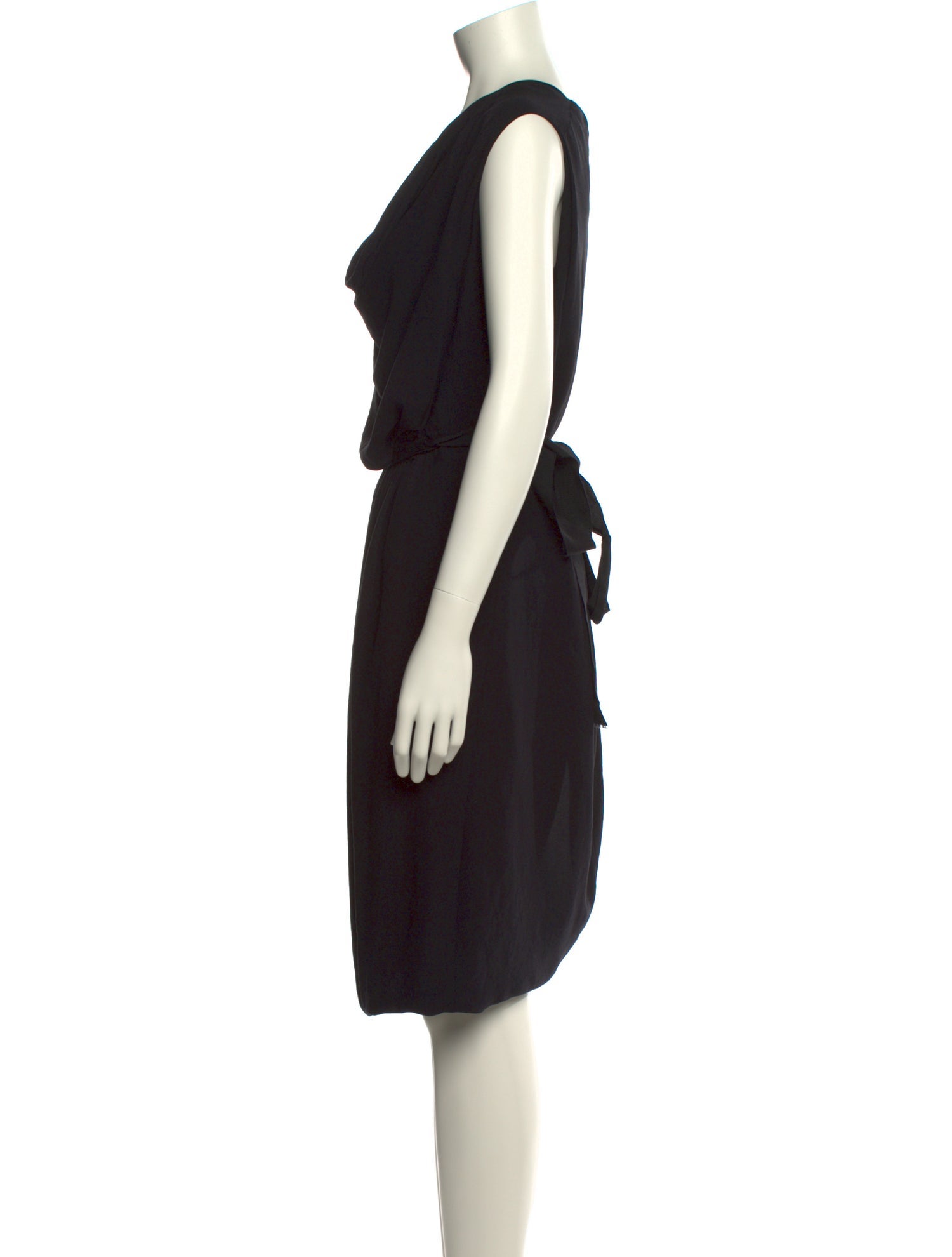 Lanvin Cowl Neck Mini Dress