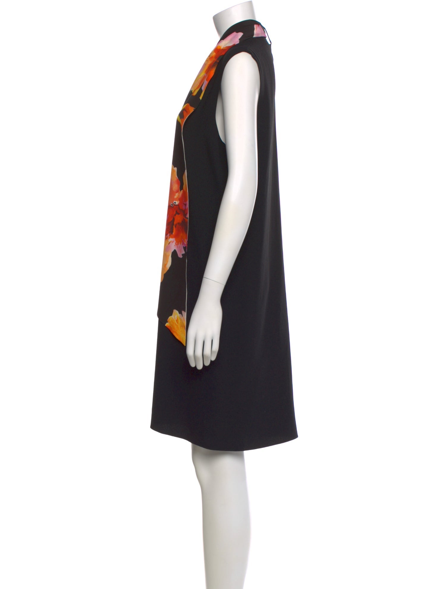 Lanvin Floral Print Knee-Length Dress