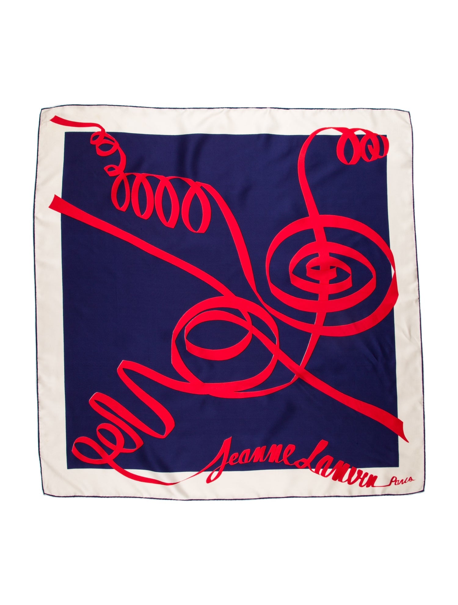 Lanvin Silk Printed Scarf