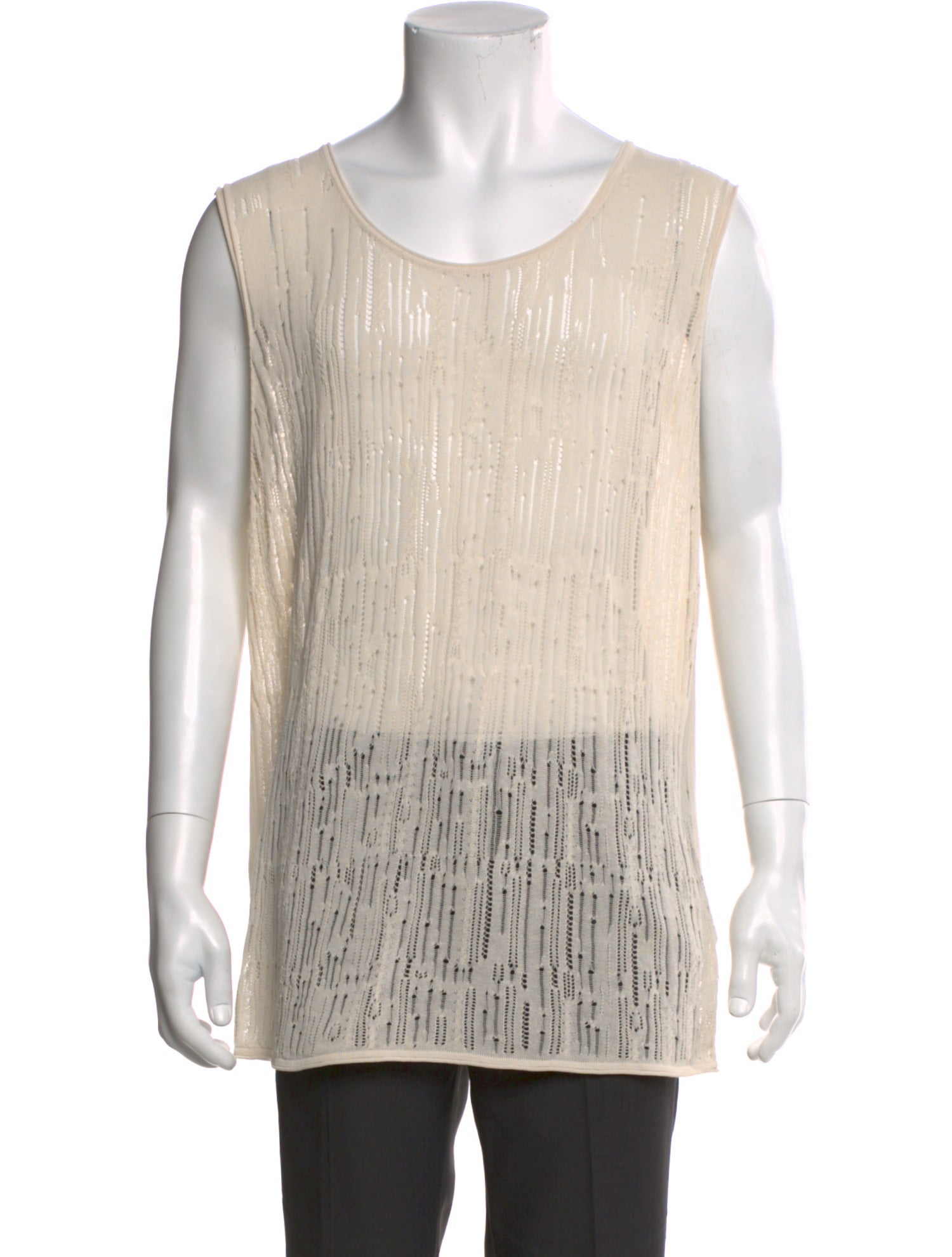 Lanvin Scoop Neck Sleeveless T-Shirt w/ Tags