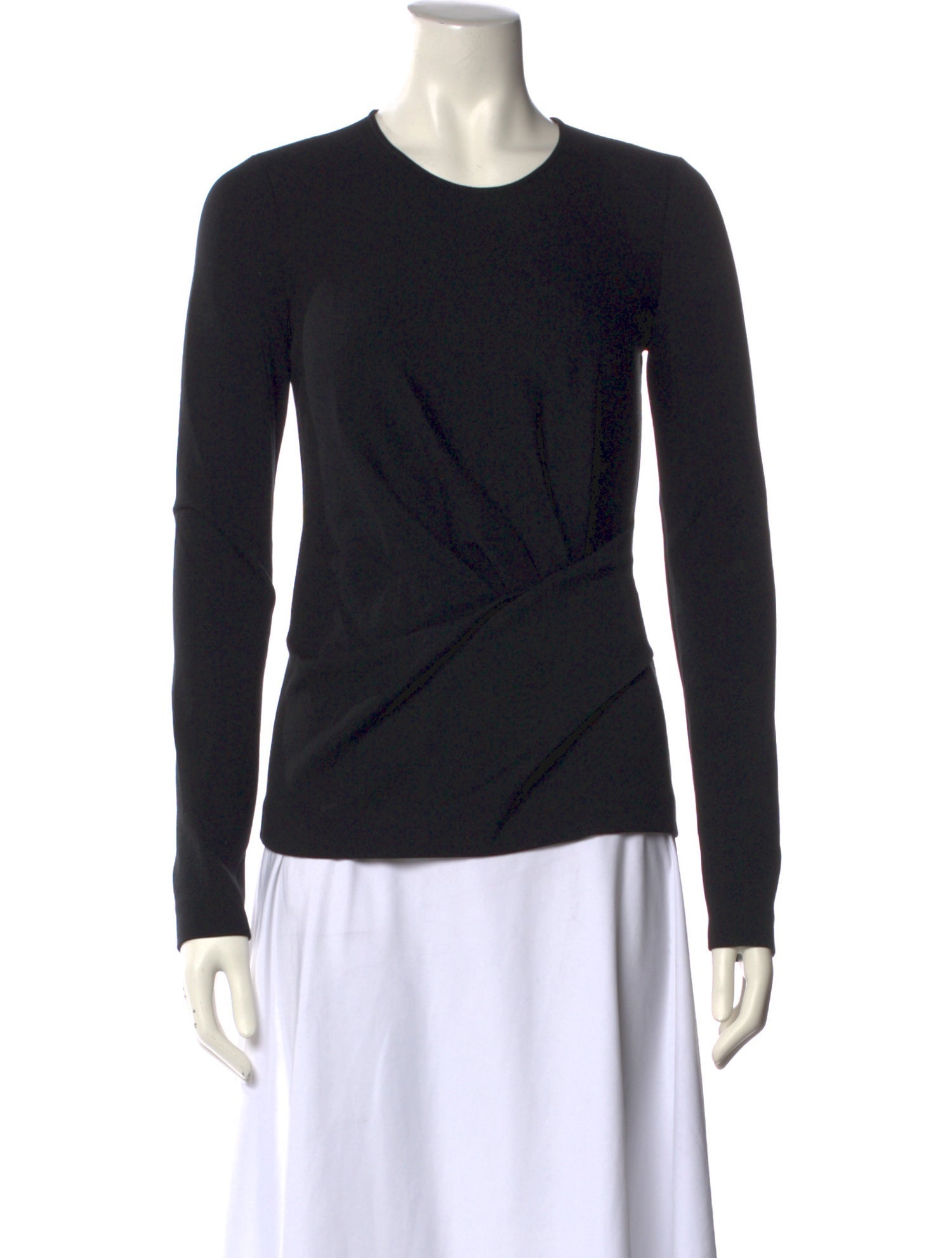 Lanvin Crew Neck Long Sleeve Top