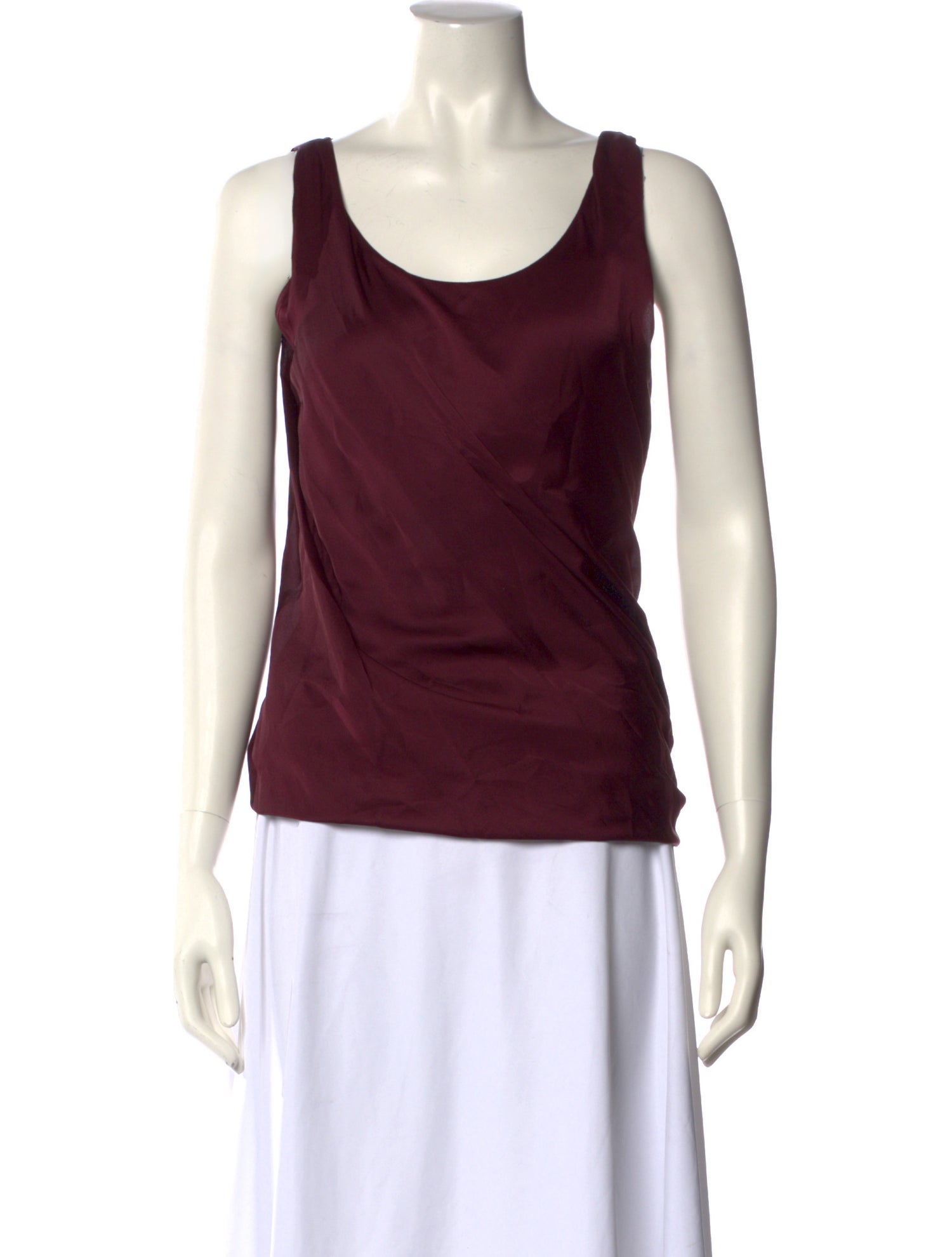 Lanvin Scoop Neck Sleeveless Top