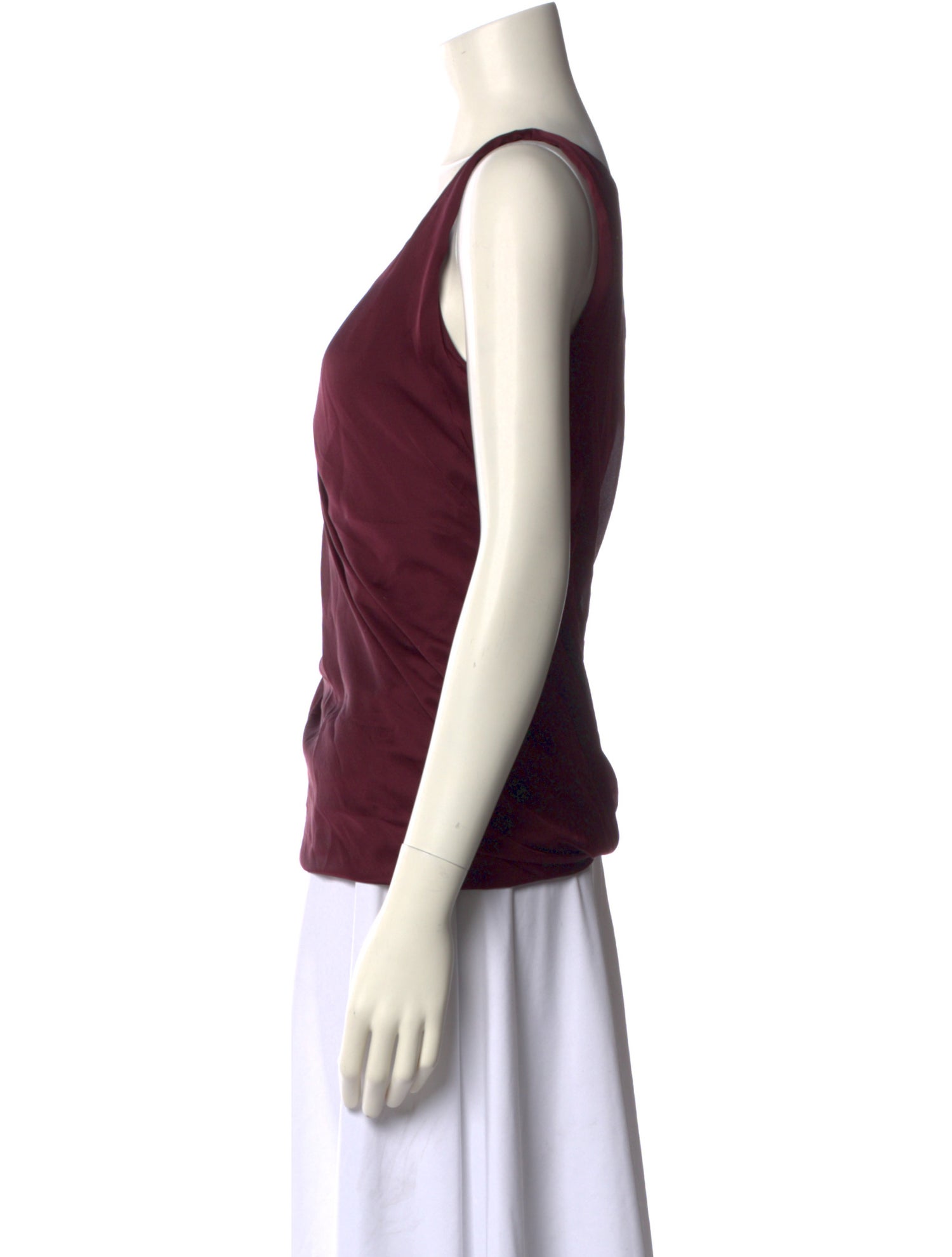 Lanvin Scoop Neck Sleeveless Top