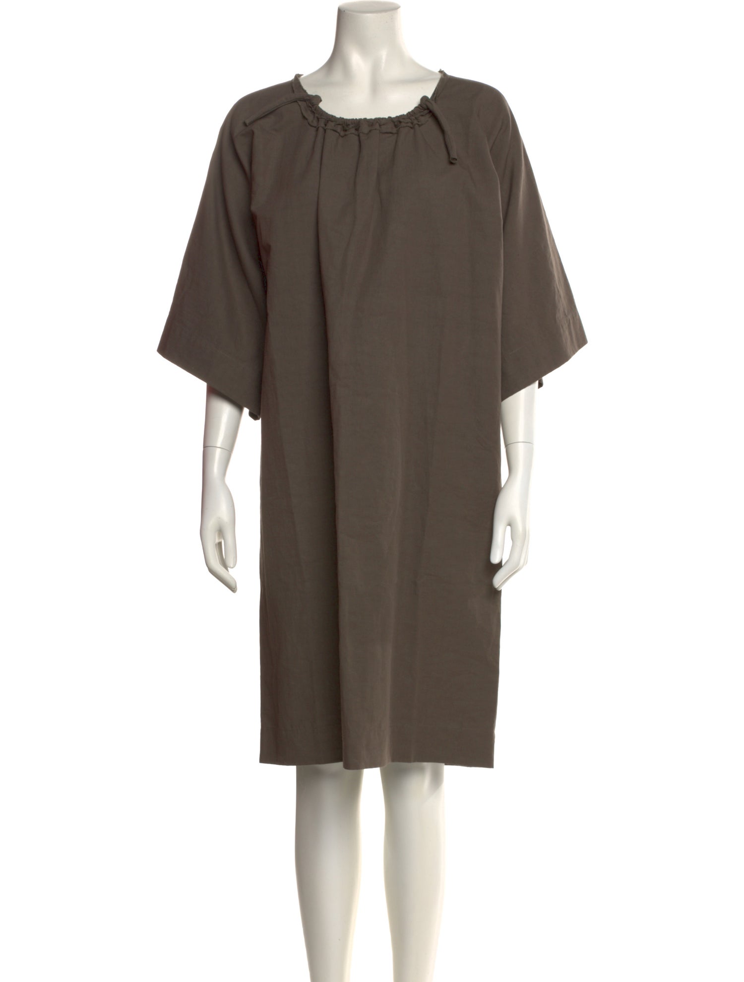 Lanvin Scoop Neck Knee-Length Dress