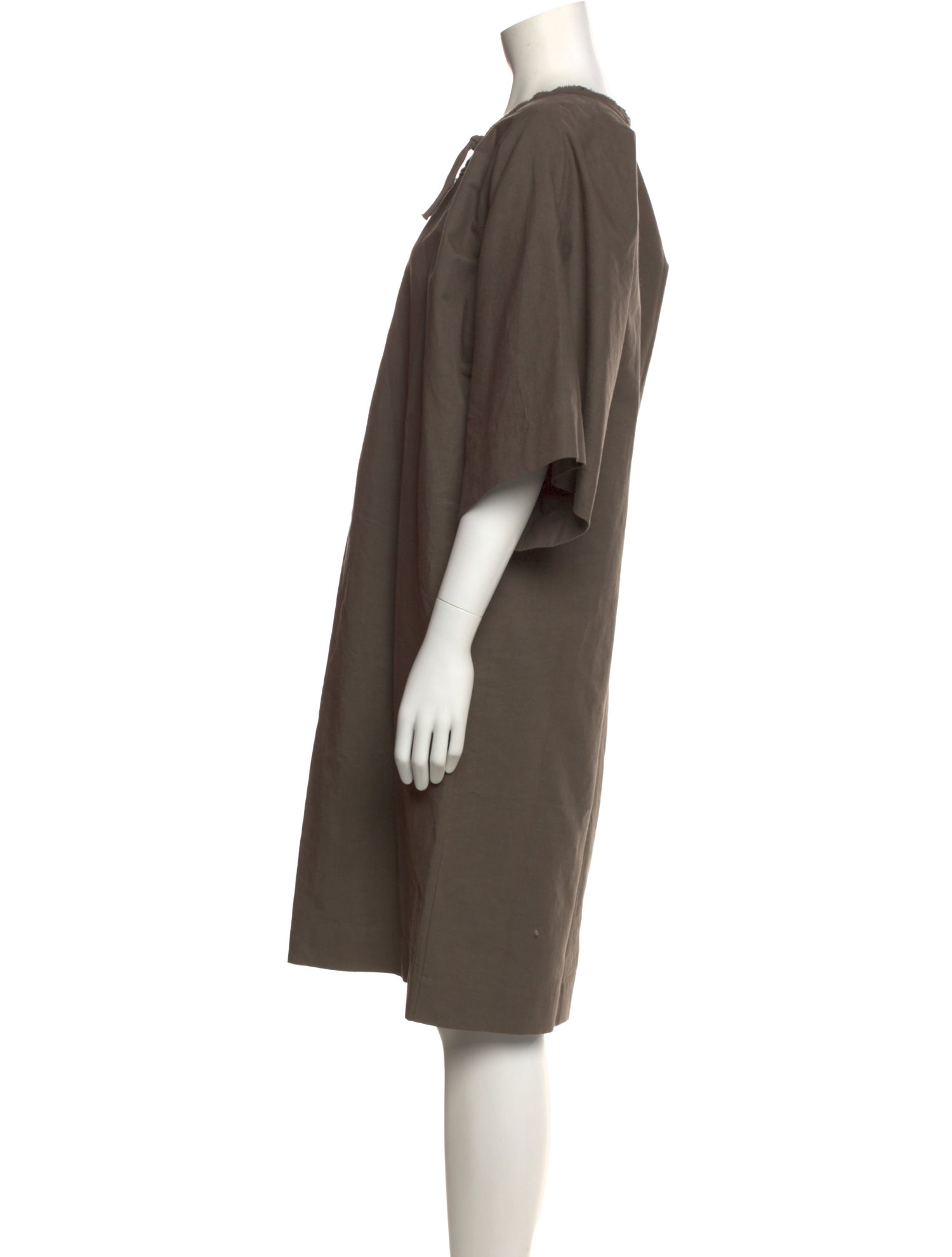 Lanvin Scoop Neck Knee-Length Dress