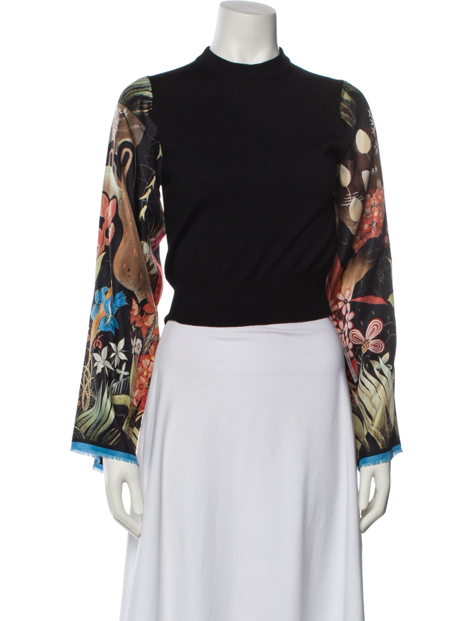 Lanvin Wool Printed Sweater