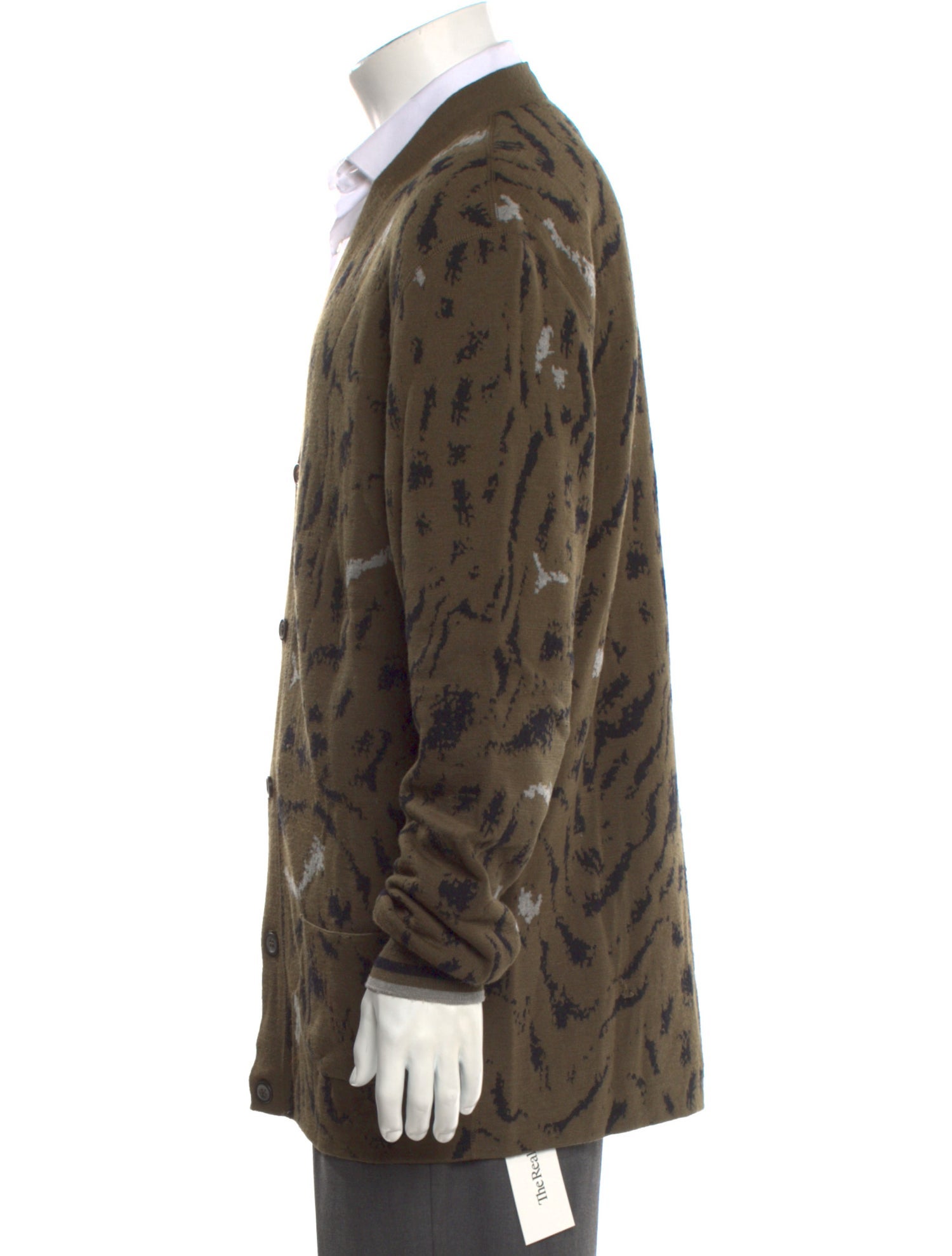 Lanvin Wool Printed Cardigan