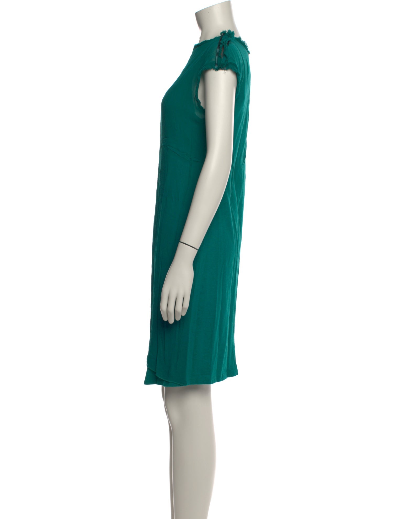 Lanvin Bateau Neckline Mini Dress