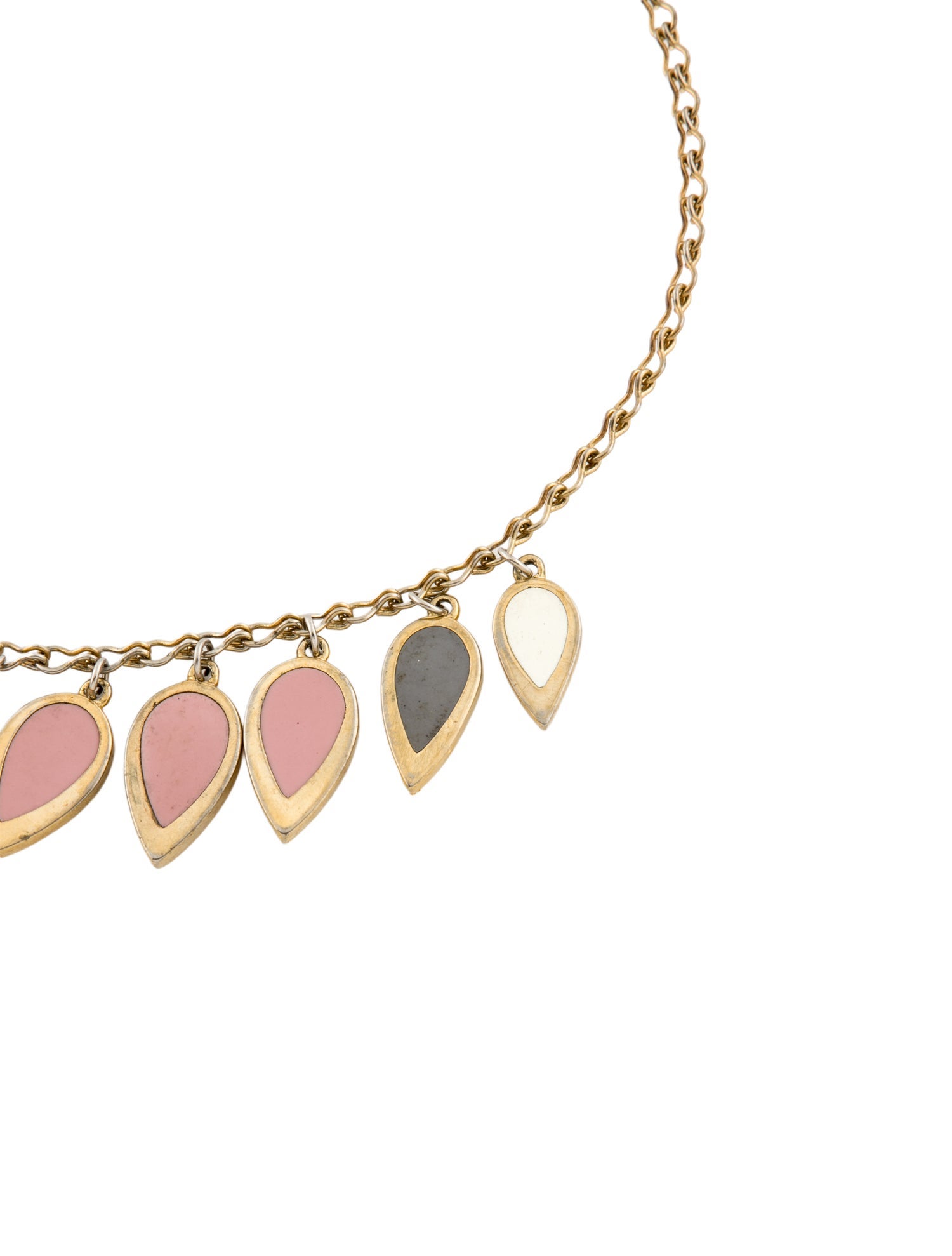 Lanvin Enamel Collar Necklace