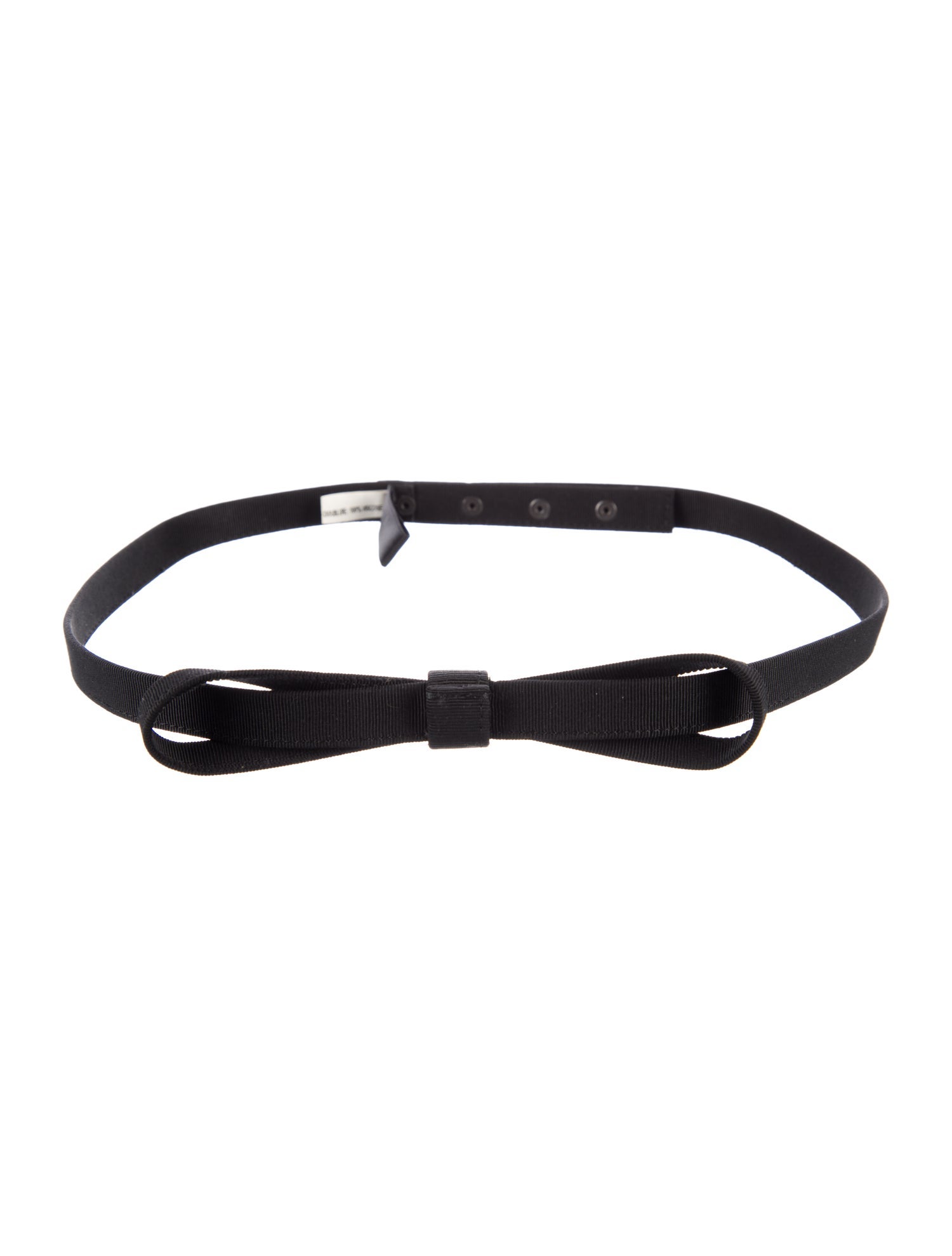 Lanvin Skinny Bow Accents Waist Belt