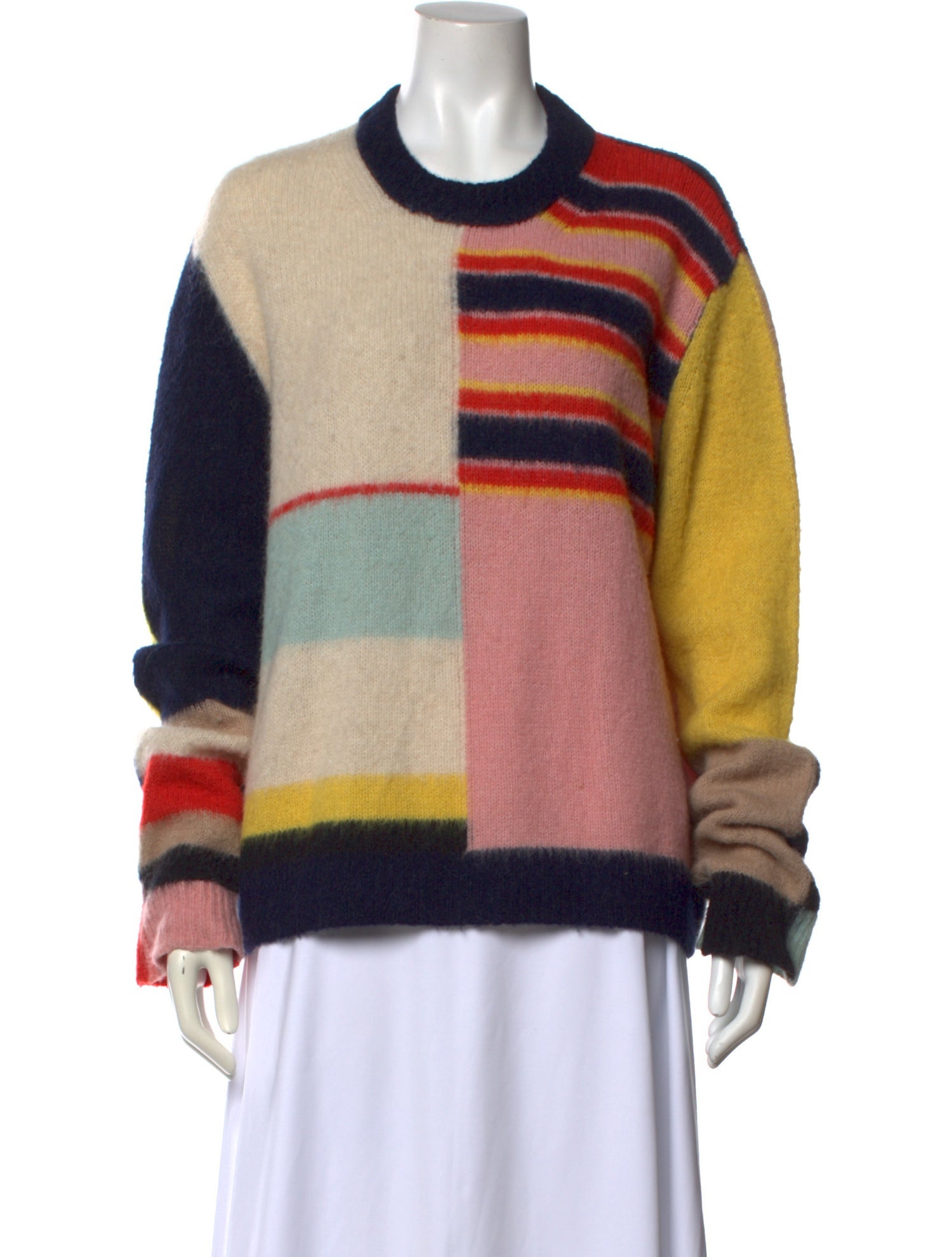 Lanvin Alpaca Printed Sweater