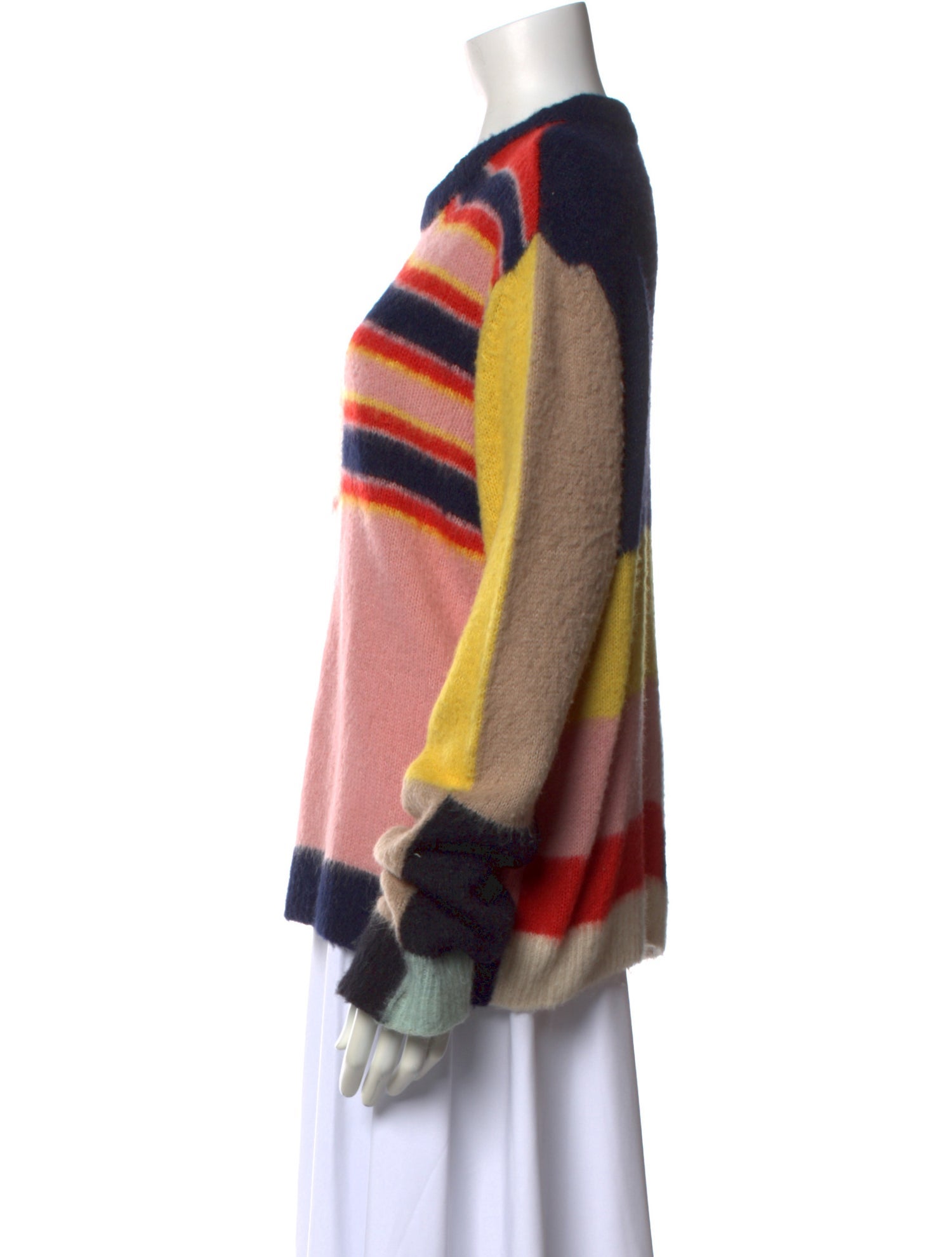 Lanvin Alpaca Printed Sweater