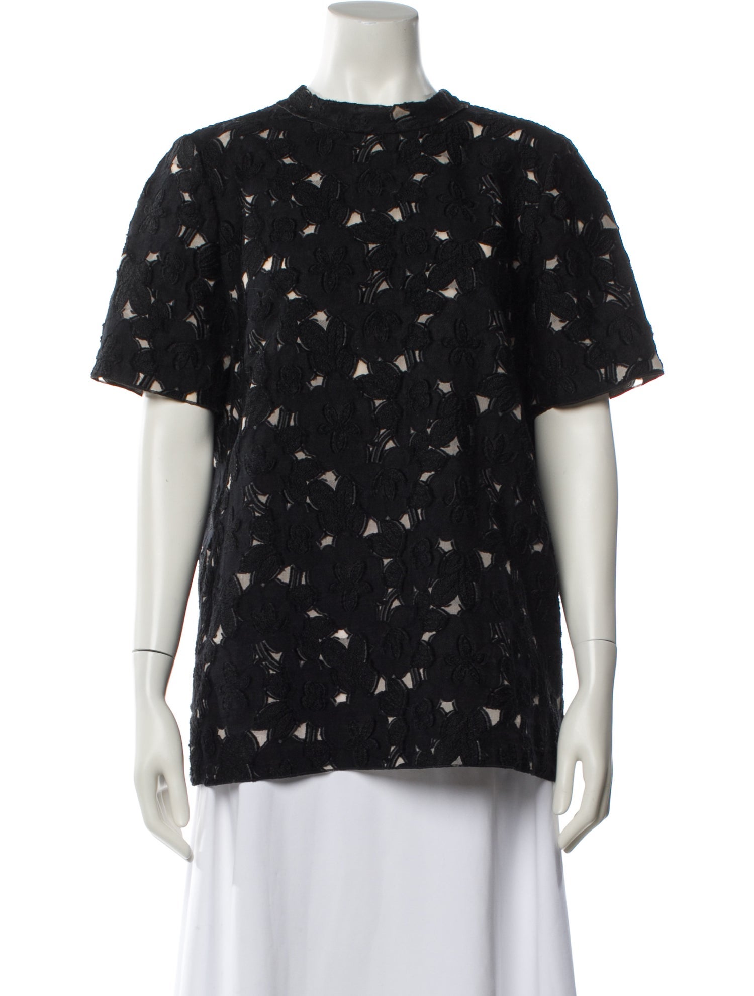 Lanvin Printed Crew Neck T-Shirt