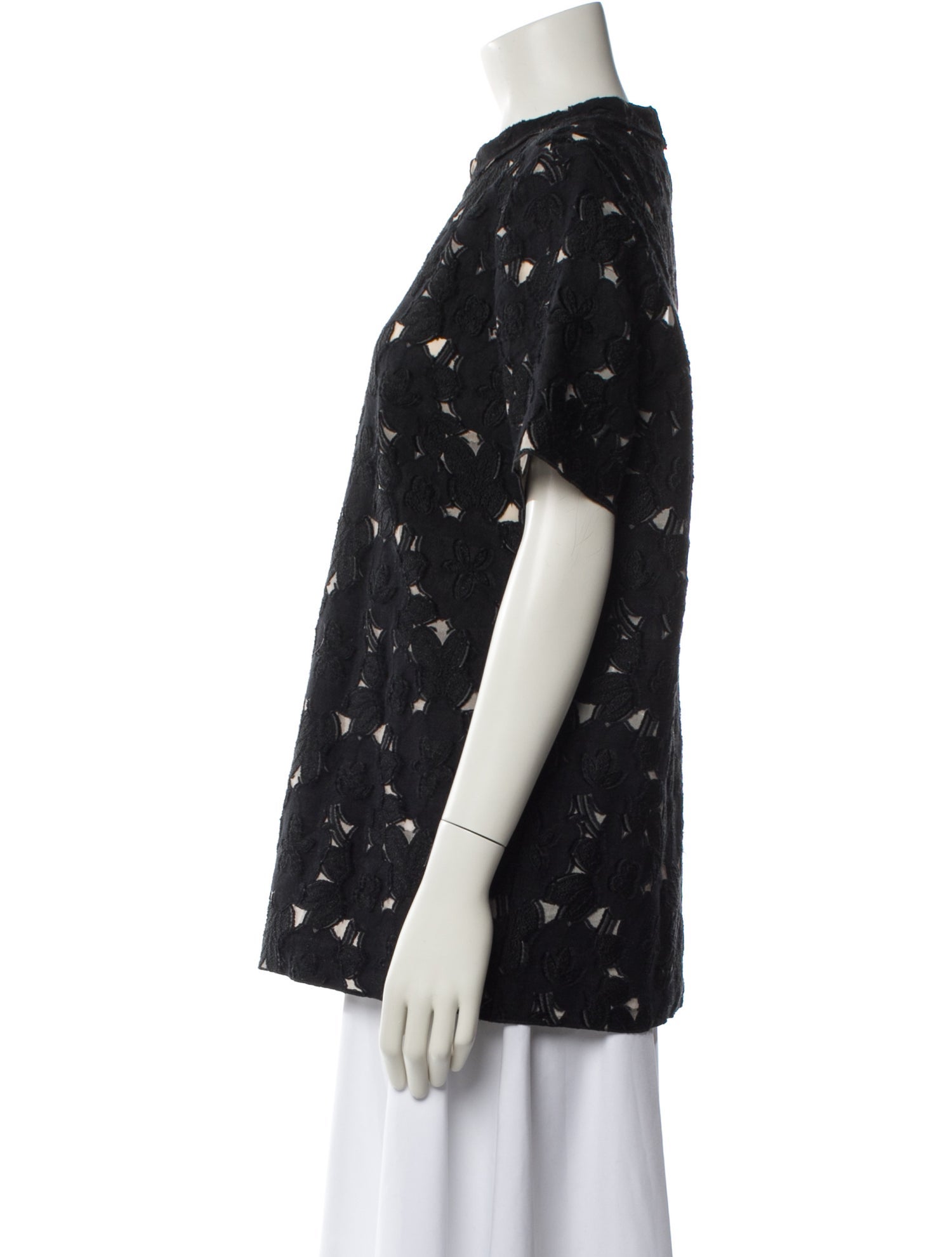 Lanvin Printed Crew Neck T-Shirt