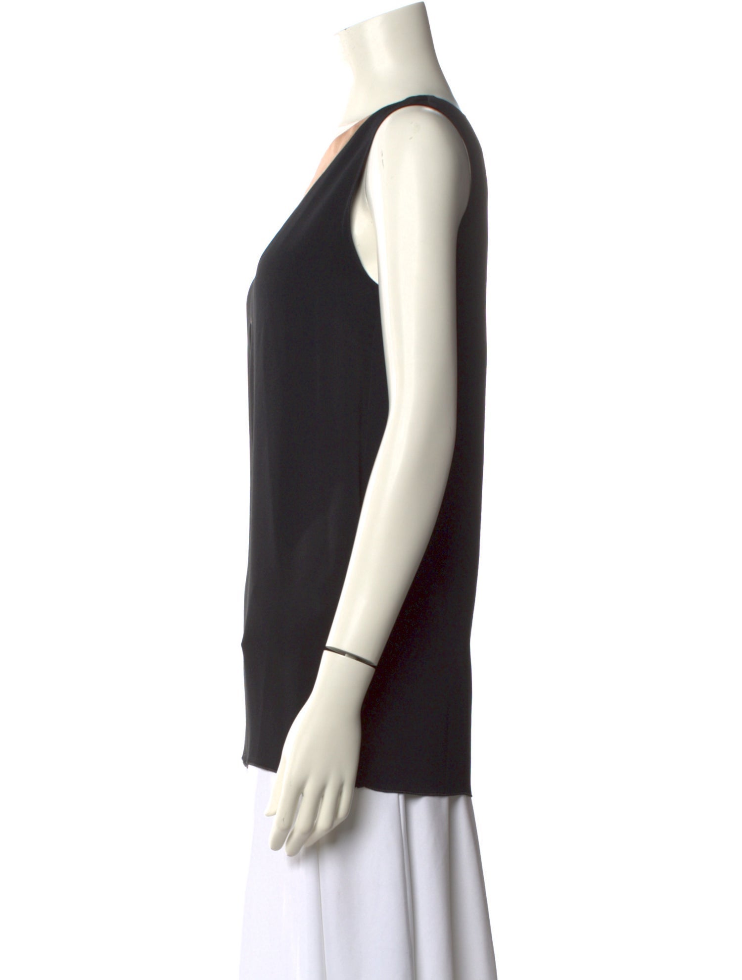 Lanvin Scoop Neck Sleeveless Top