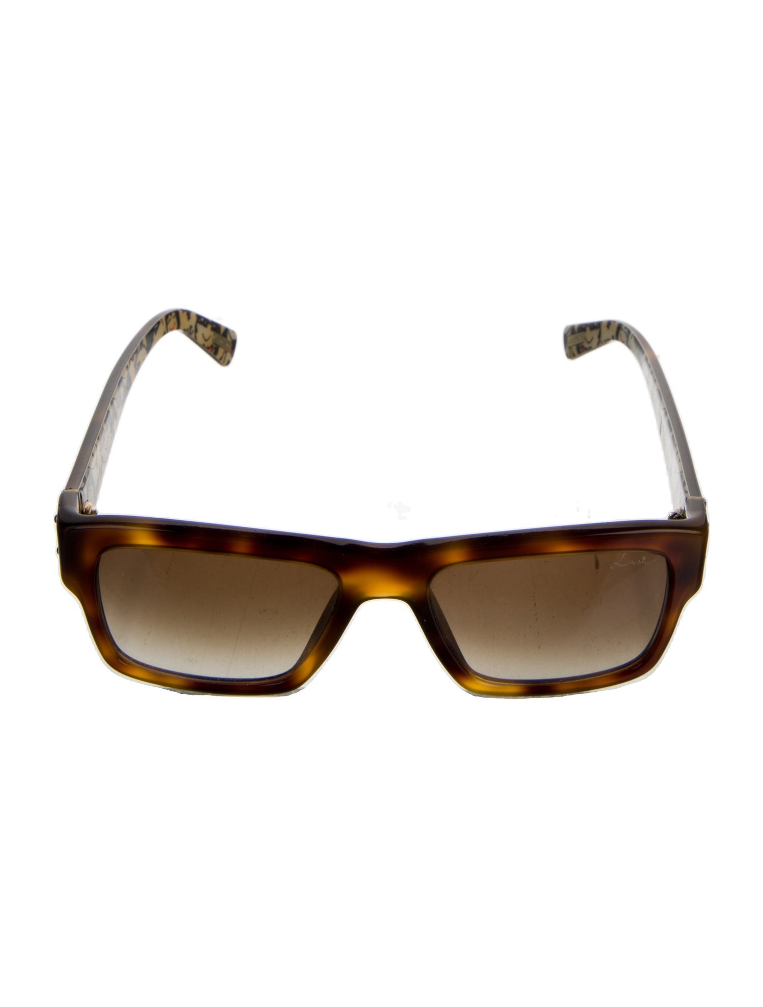 Lanvin Square Gradient Sunglasses