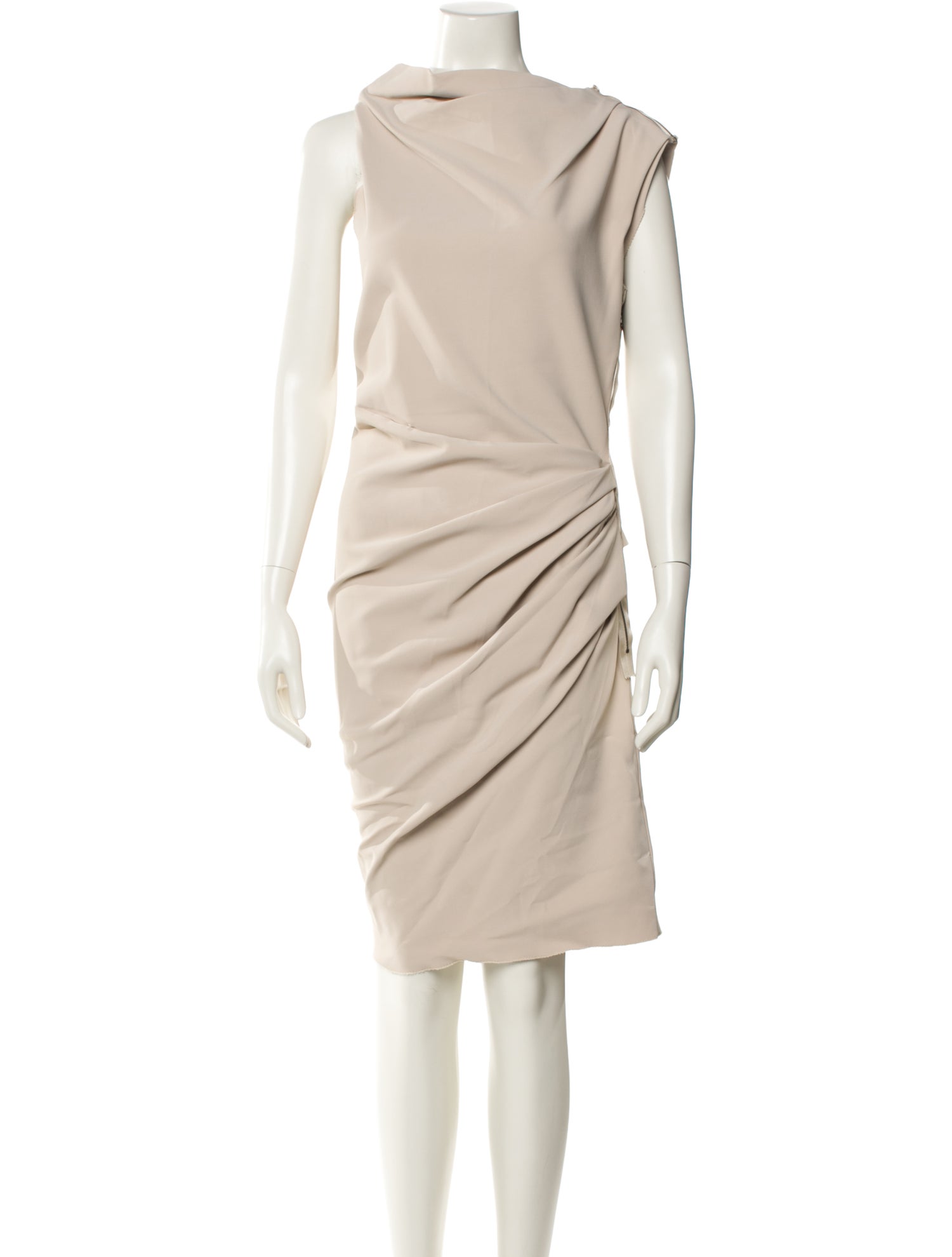 Lanvin Square Neckline Midi Length Dress