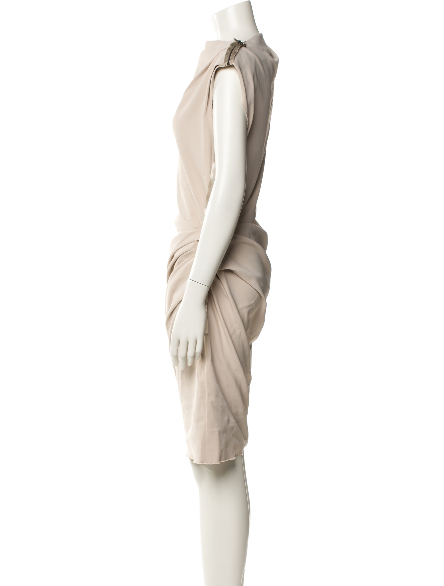 Lanvin Square Neckline Midi Length Dress