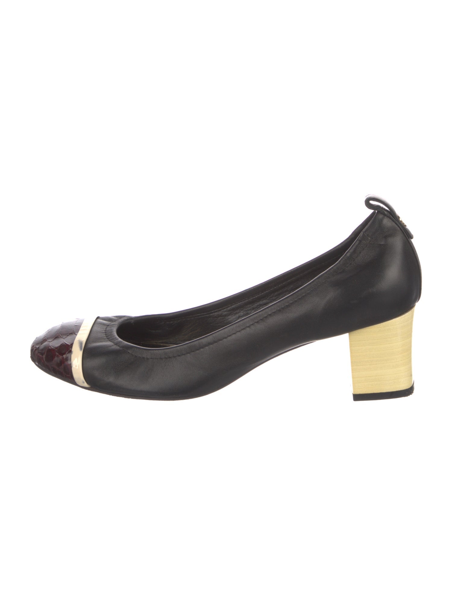 Lanvin Leather Leather Trim Embellishment Pumps