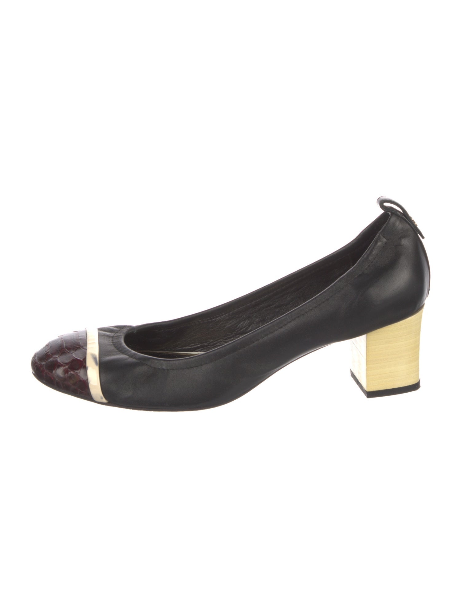 Lanvin Leather Leather Trim Embellishment Pumps