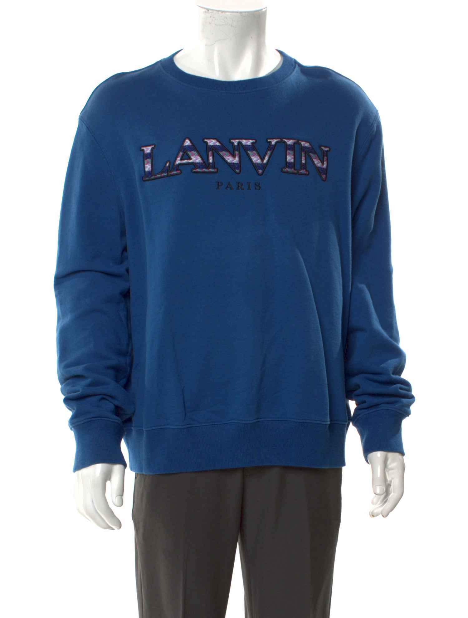 Lanvin Graphic Print Crew Neck Sweatshirt