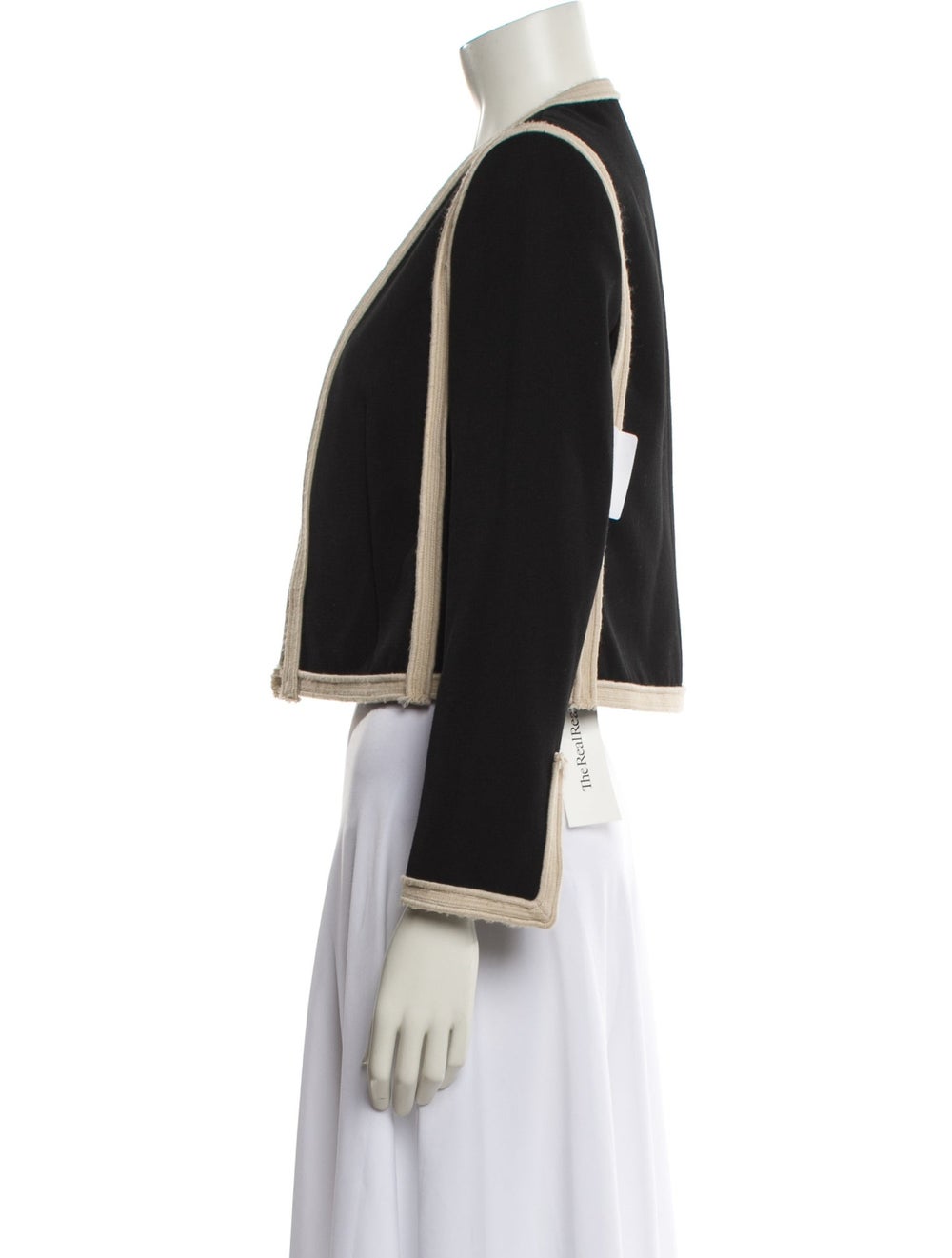 Lanvin Wool Colorblock Pattern Evening Jacket - image 2