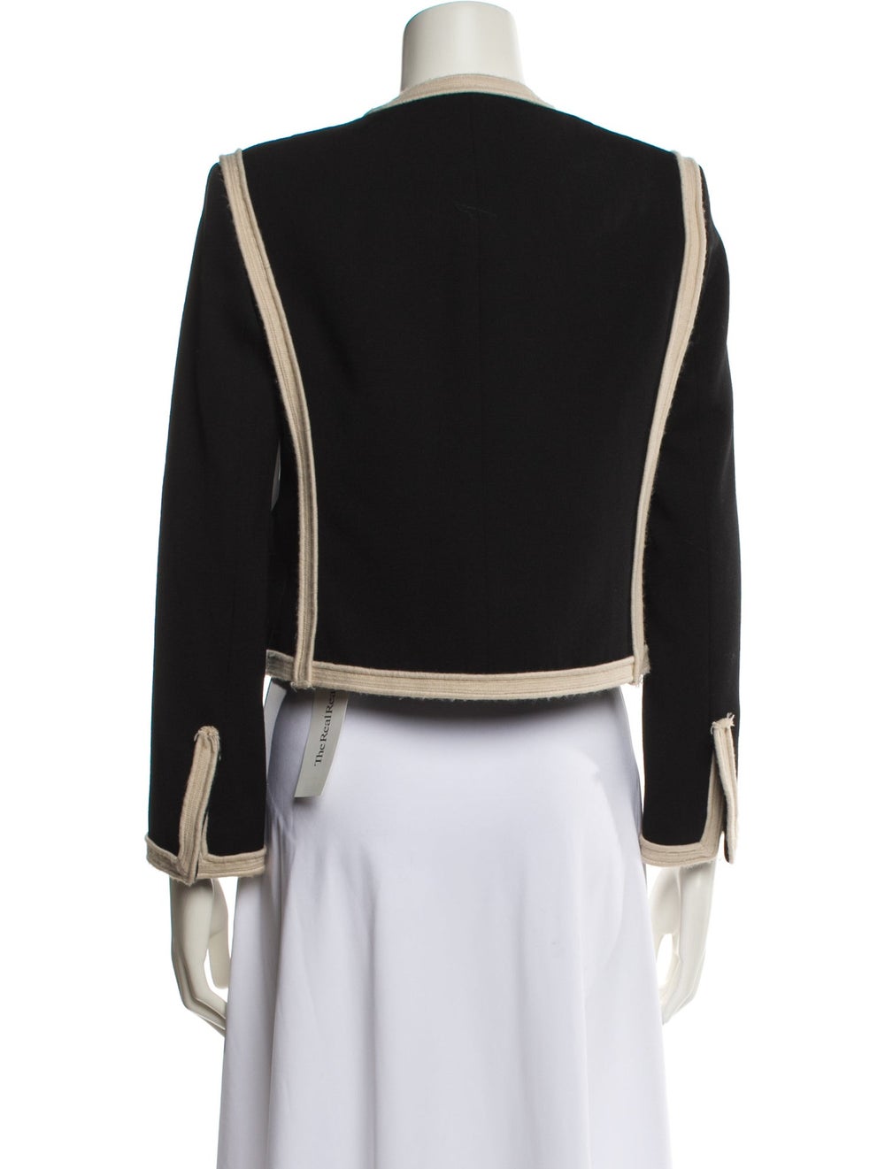 Lanvin Wool Colorblock Pattern Evening Jacket - image 3