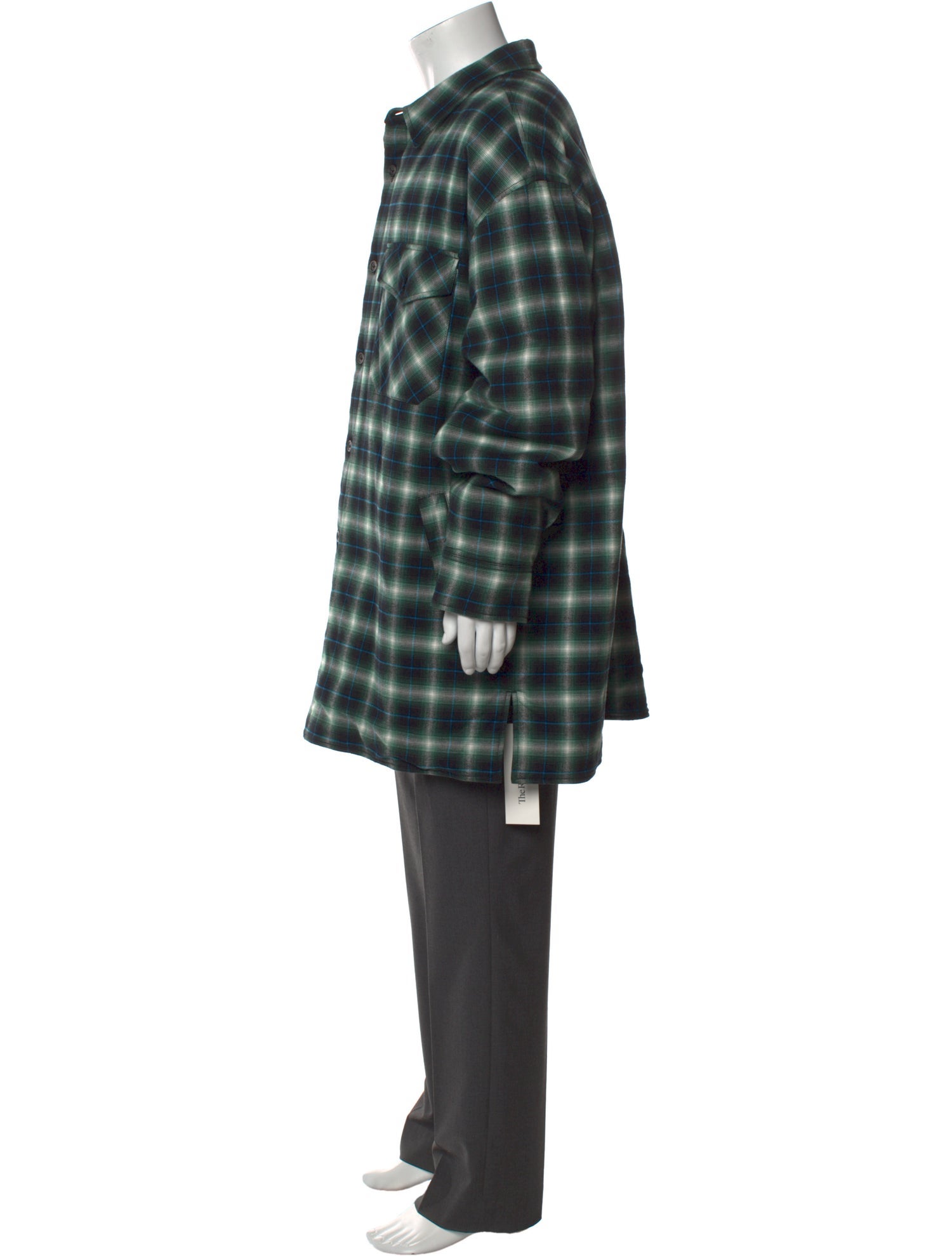 Lanvin Plaid Print Collar Pullover