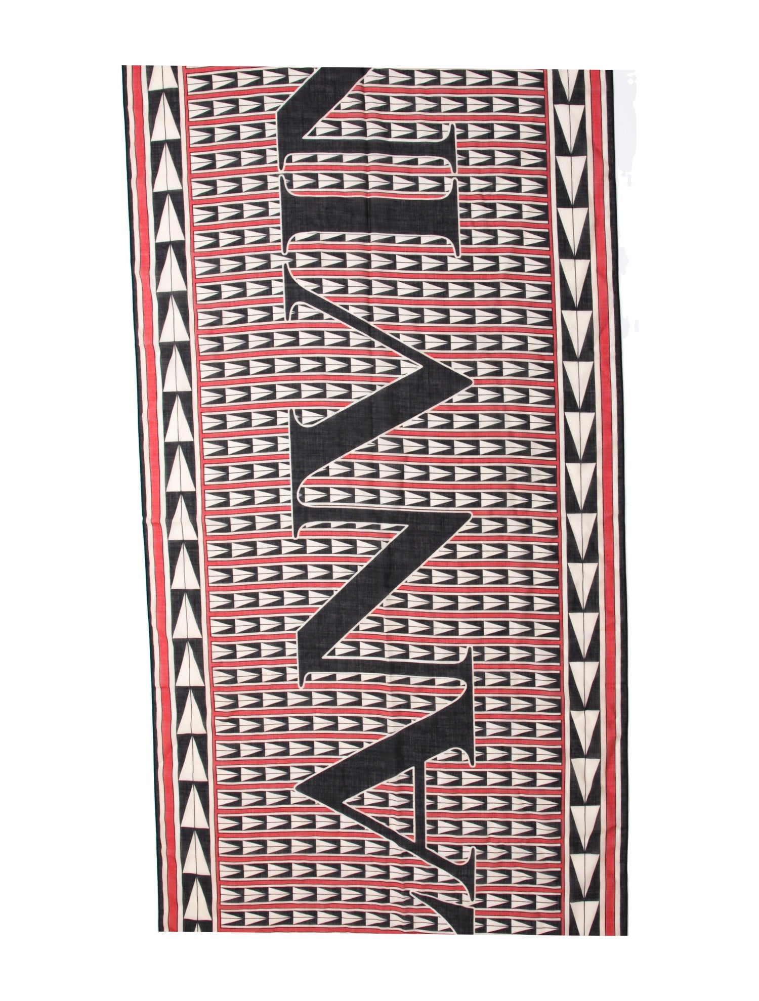 Lanvin Wool Printed Scarf