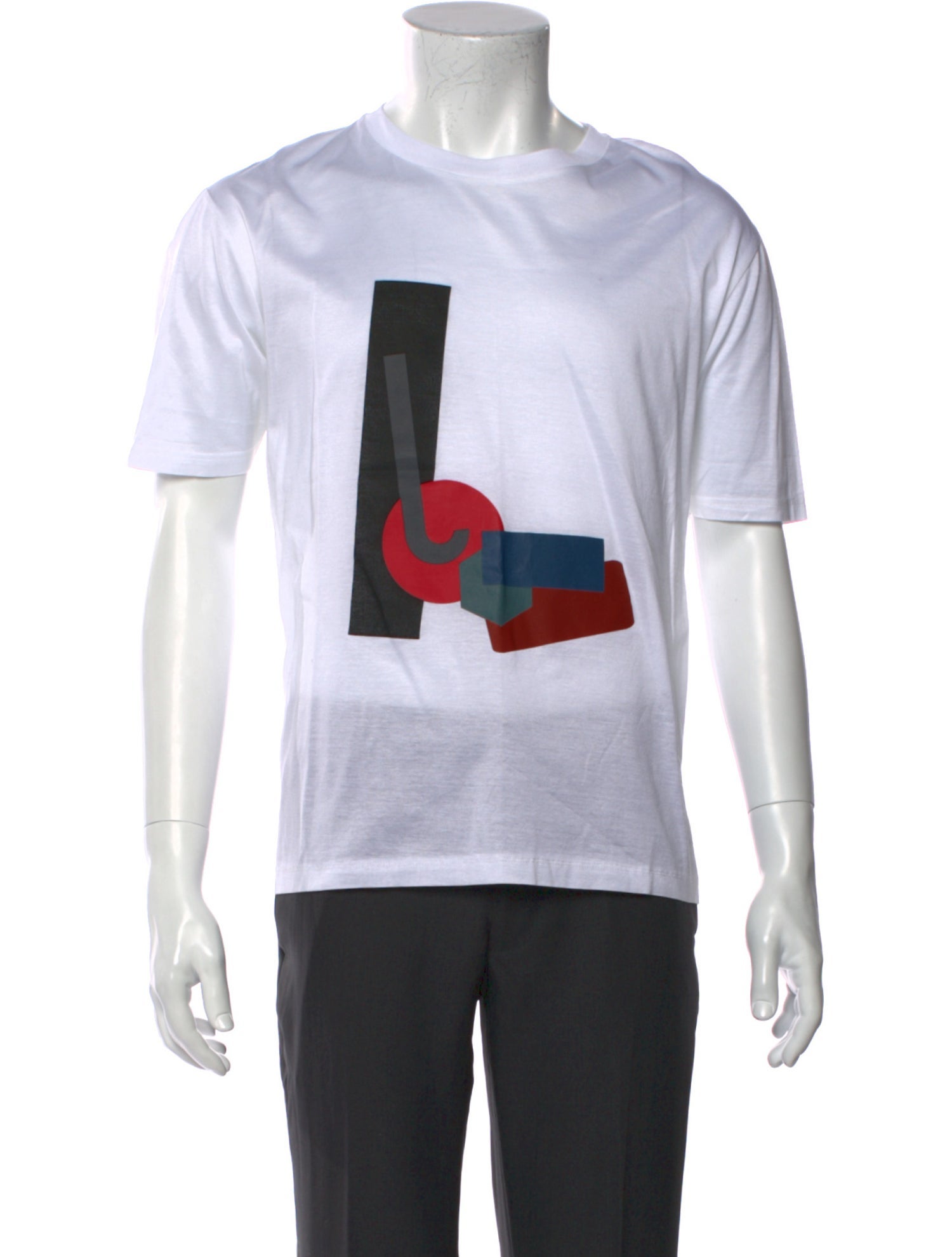 Lanvin Graphic Print Crew Neck T-Shirt