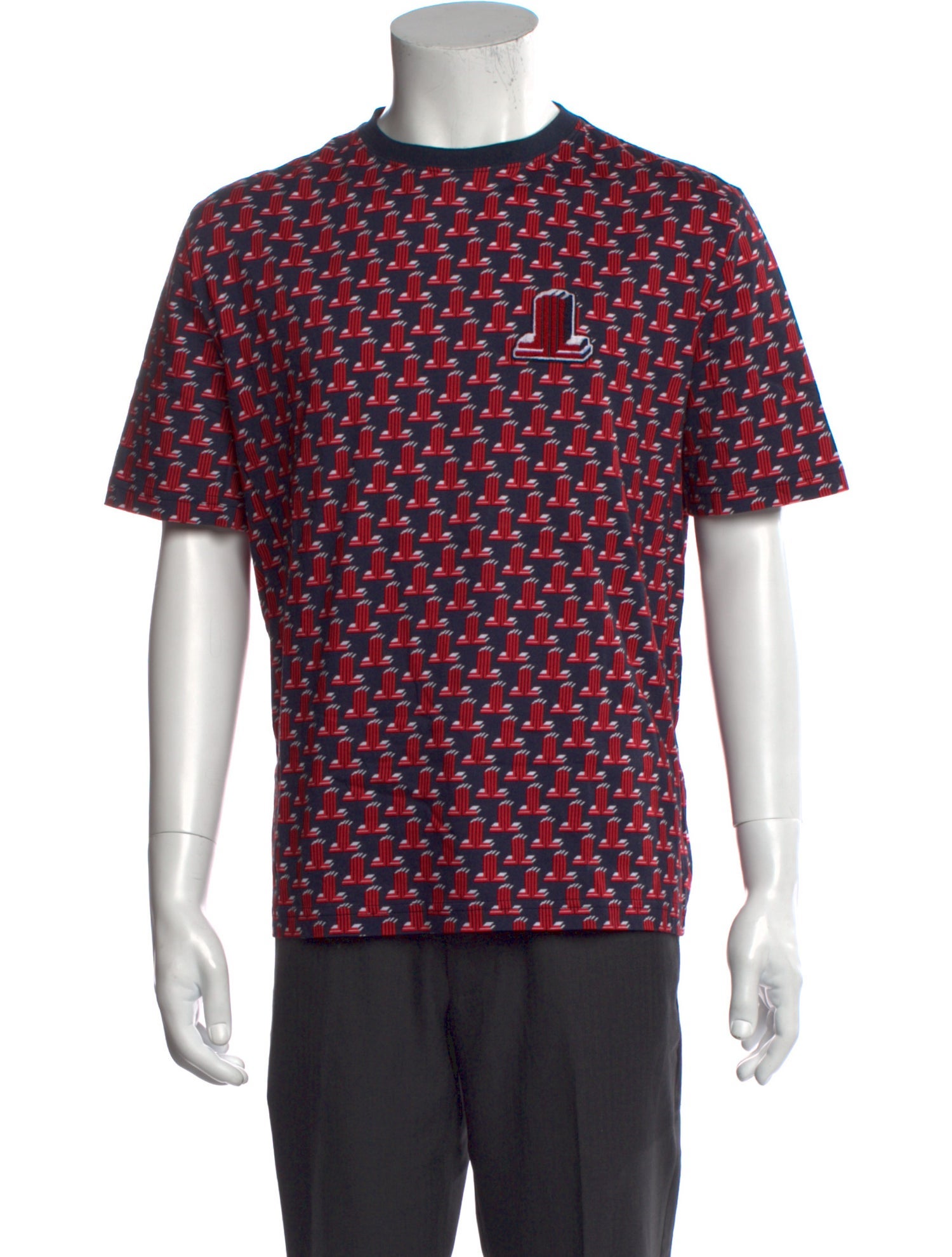 Lanvin Printed Crew Neck T-Shirt