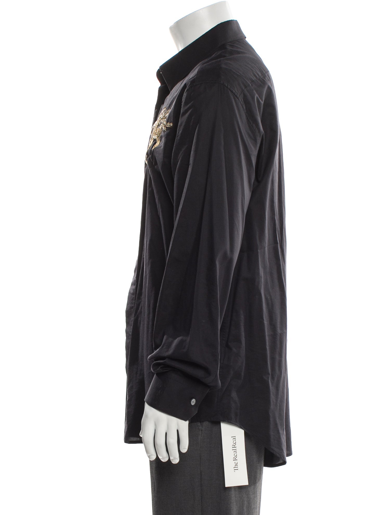 Lanvin Graphic Print Long Sleeve Shirt