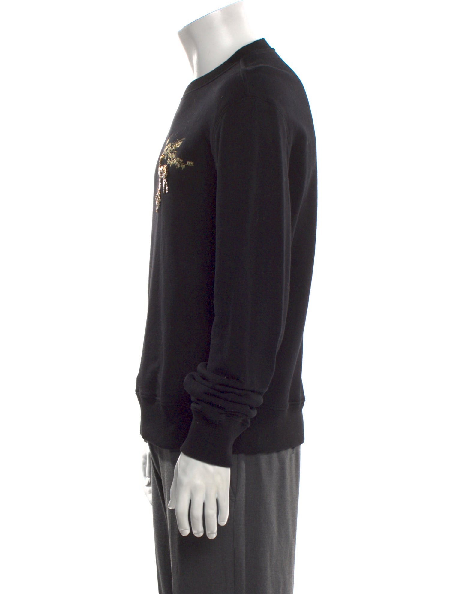 Lanvin Graphic Print Crew Neck Pullover