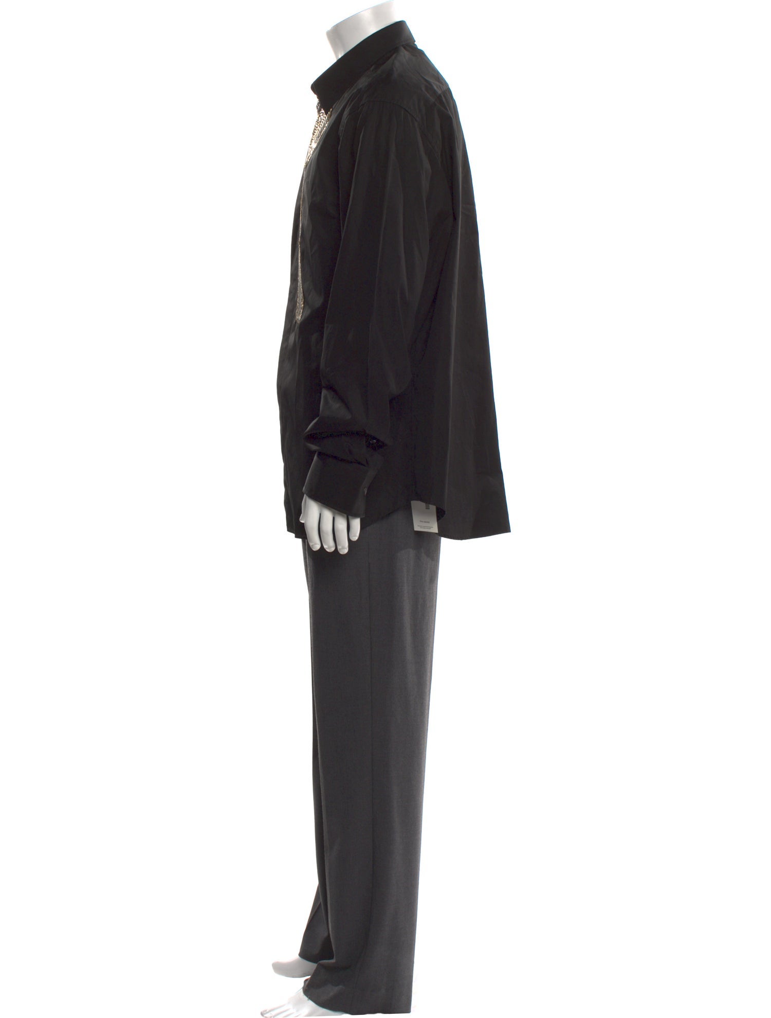 Lanvin Long Sleeve Tuxedo Shirt