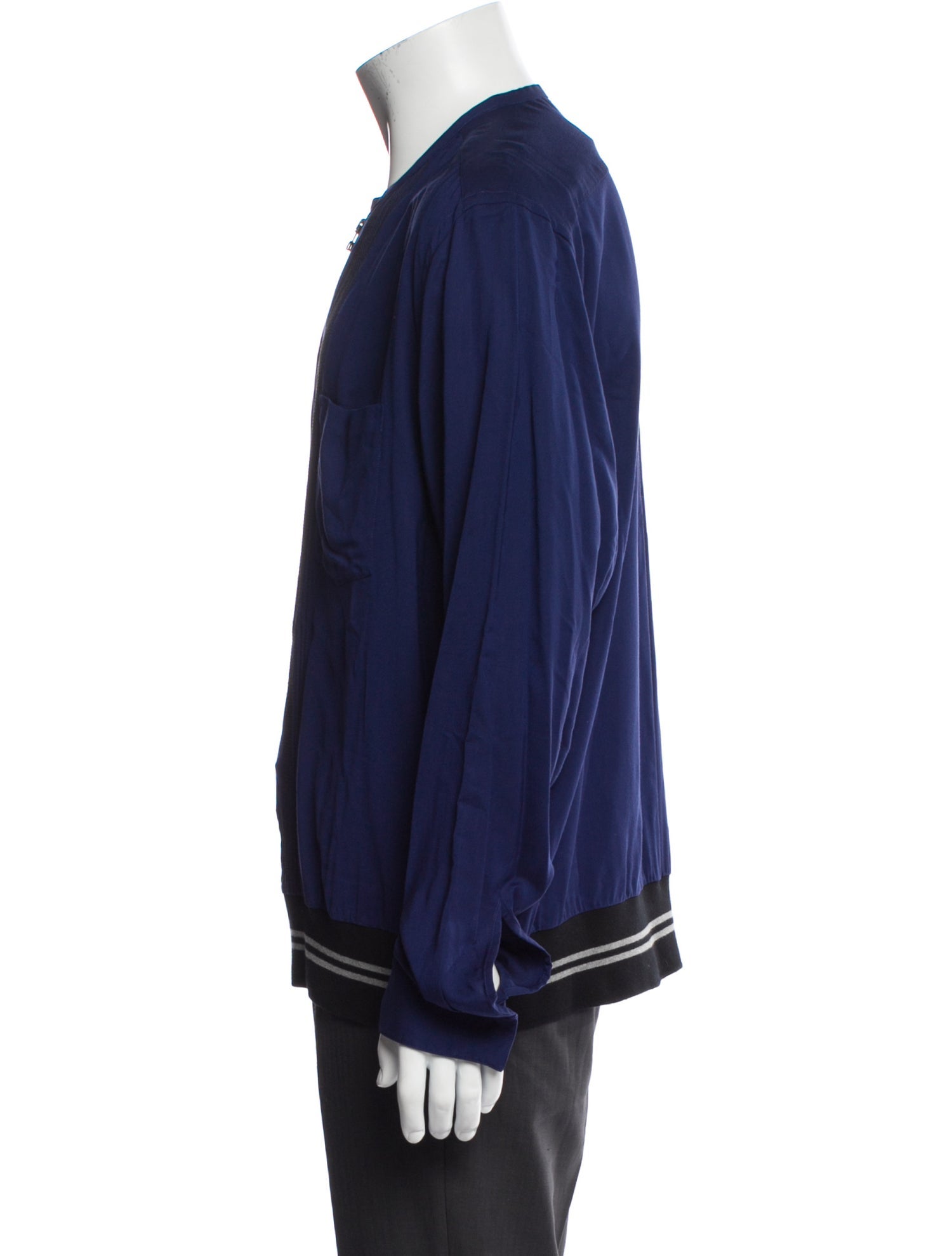 Lanvin Striped Windbreaker