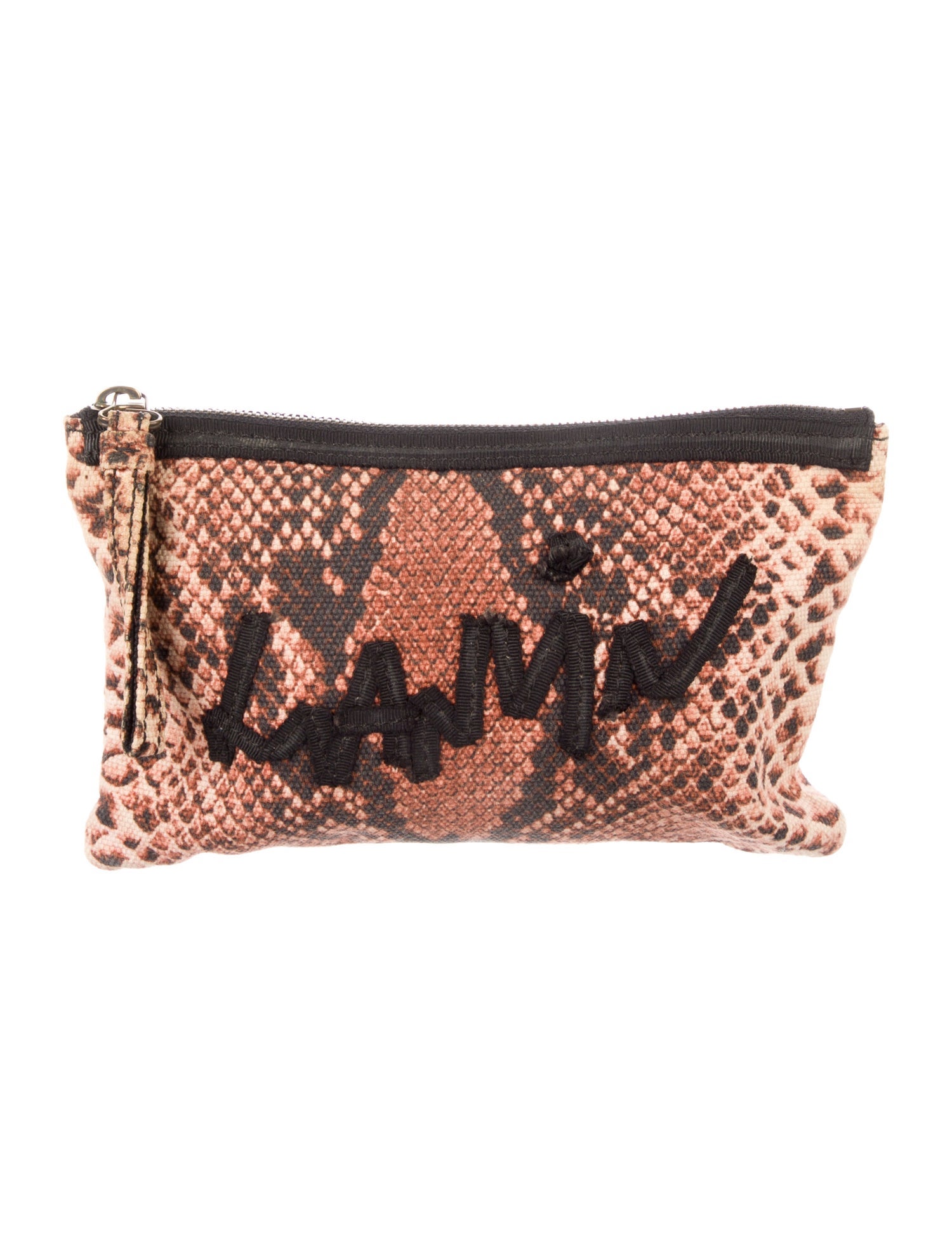 Lanvin Embroidered Cosmetic Bag