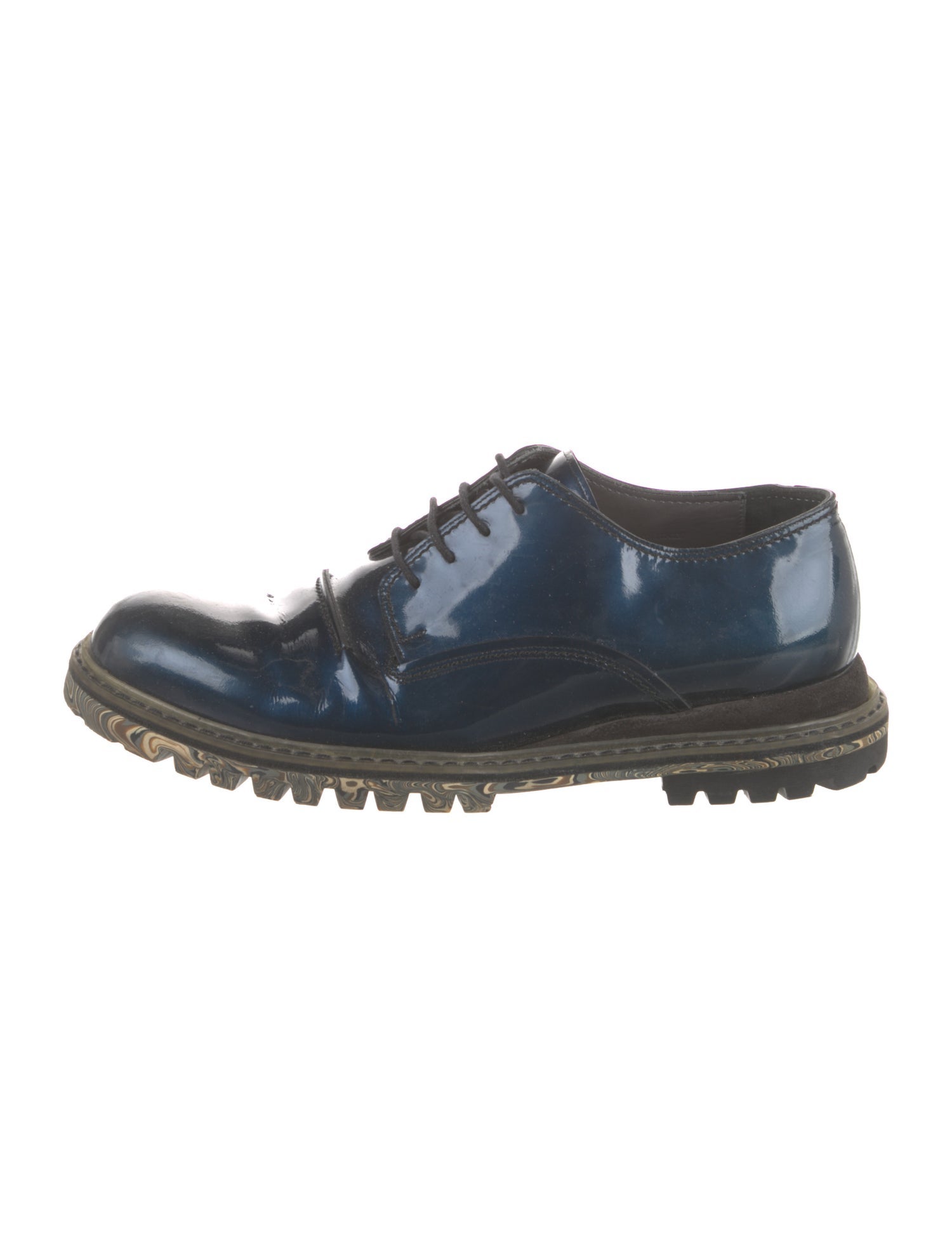 Lanvin Patent Leather Derby Shoes