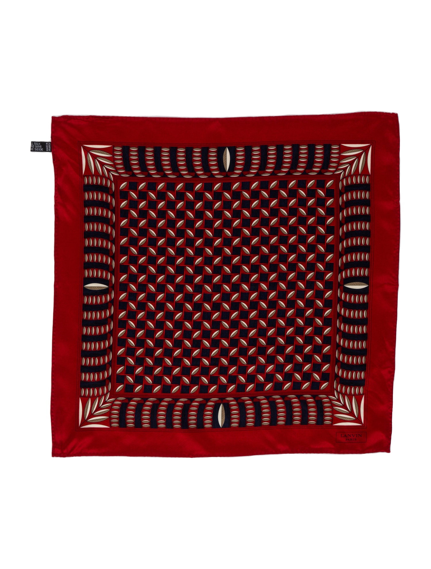 Lanvin Silk Printed Scarf