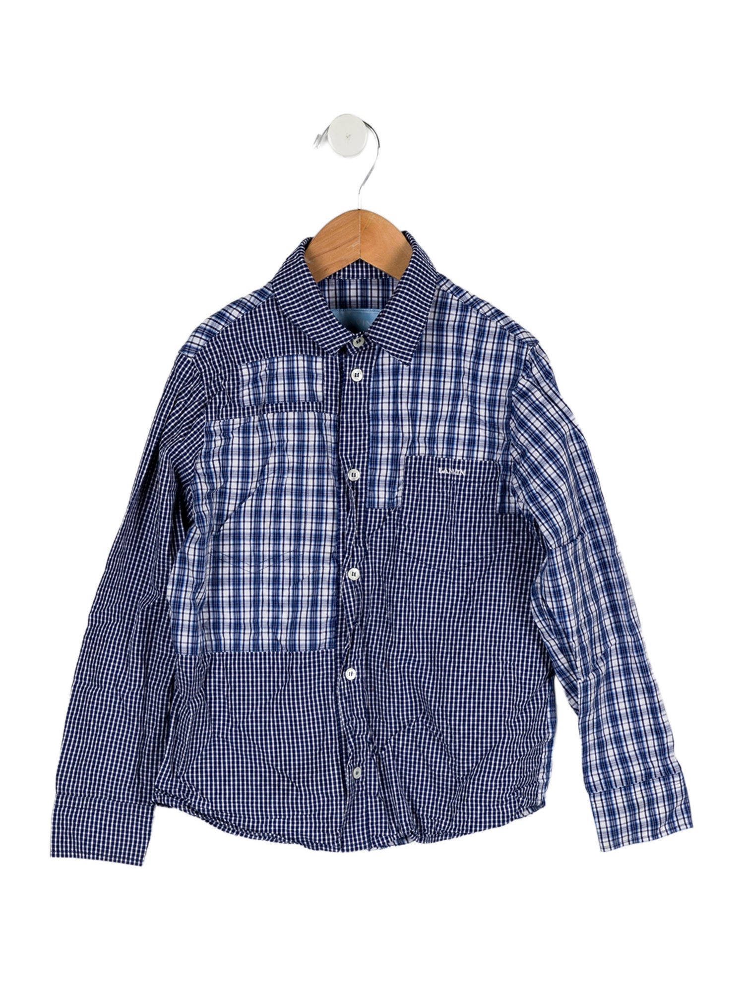 Lanvin Boys' Plaid Shirt