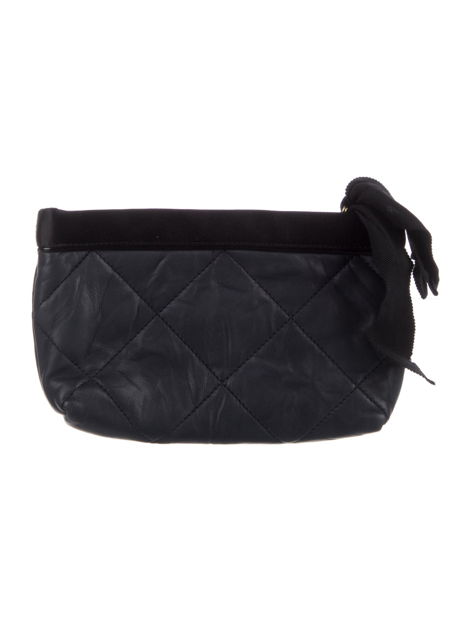 Lanvin Quilted Leather Cosmetic Bag