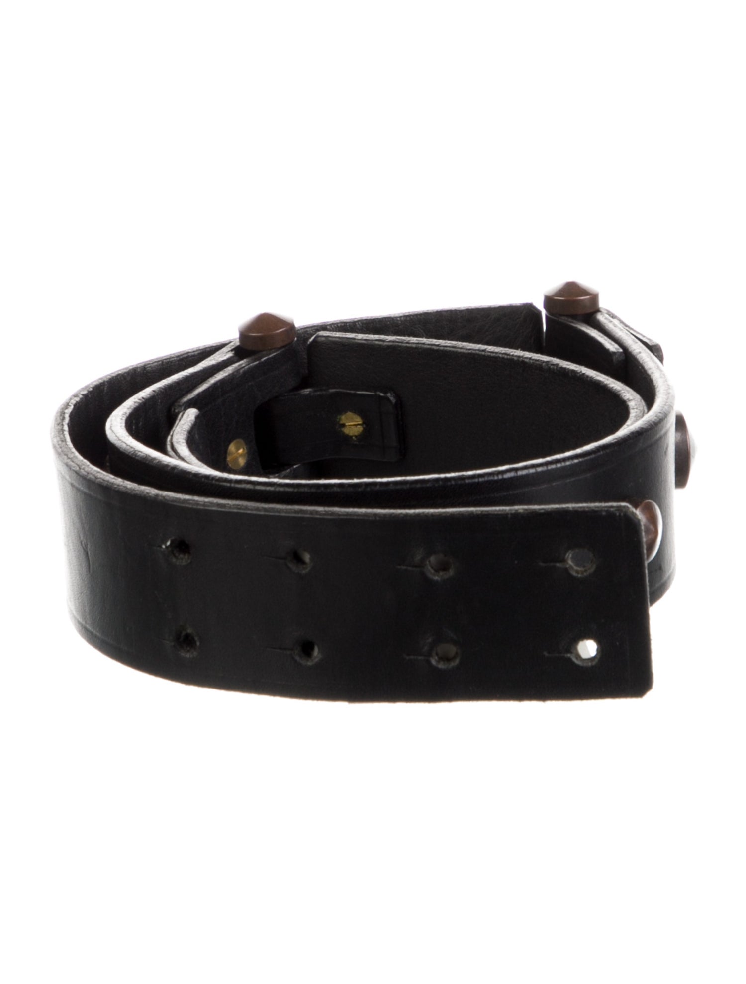 Lanvin Skinny Leather Waist Belt