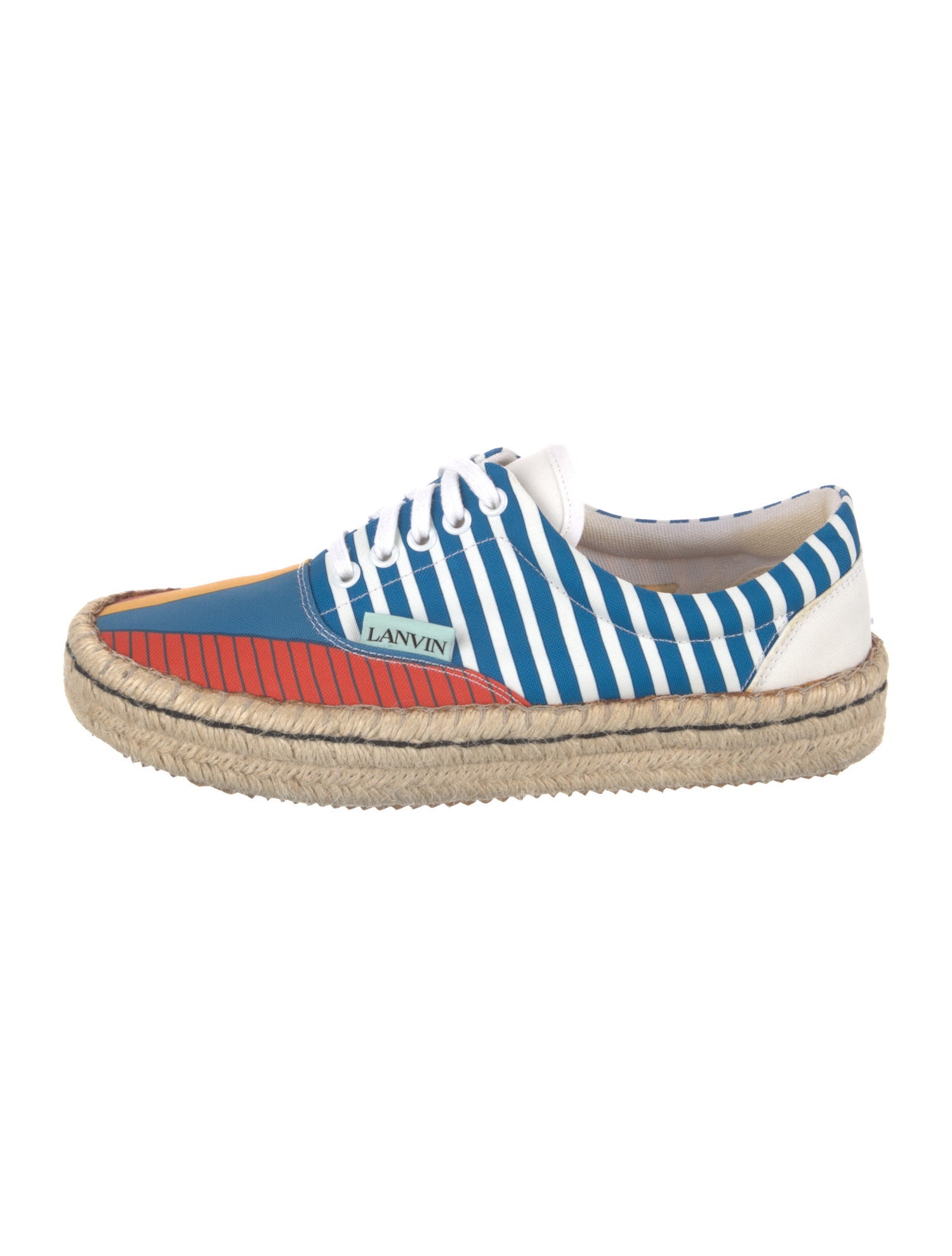 Lanvin Canvas Striped Espadrilles