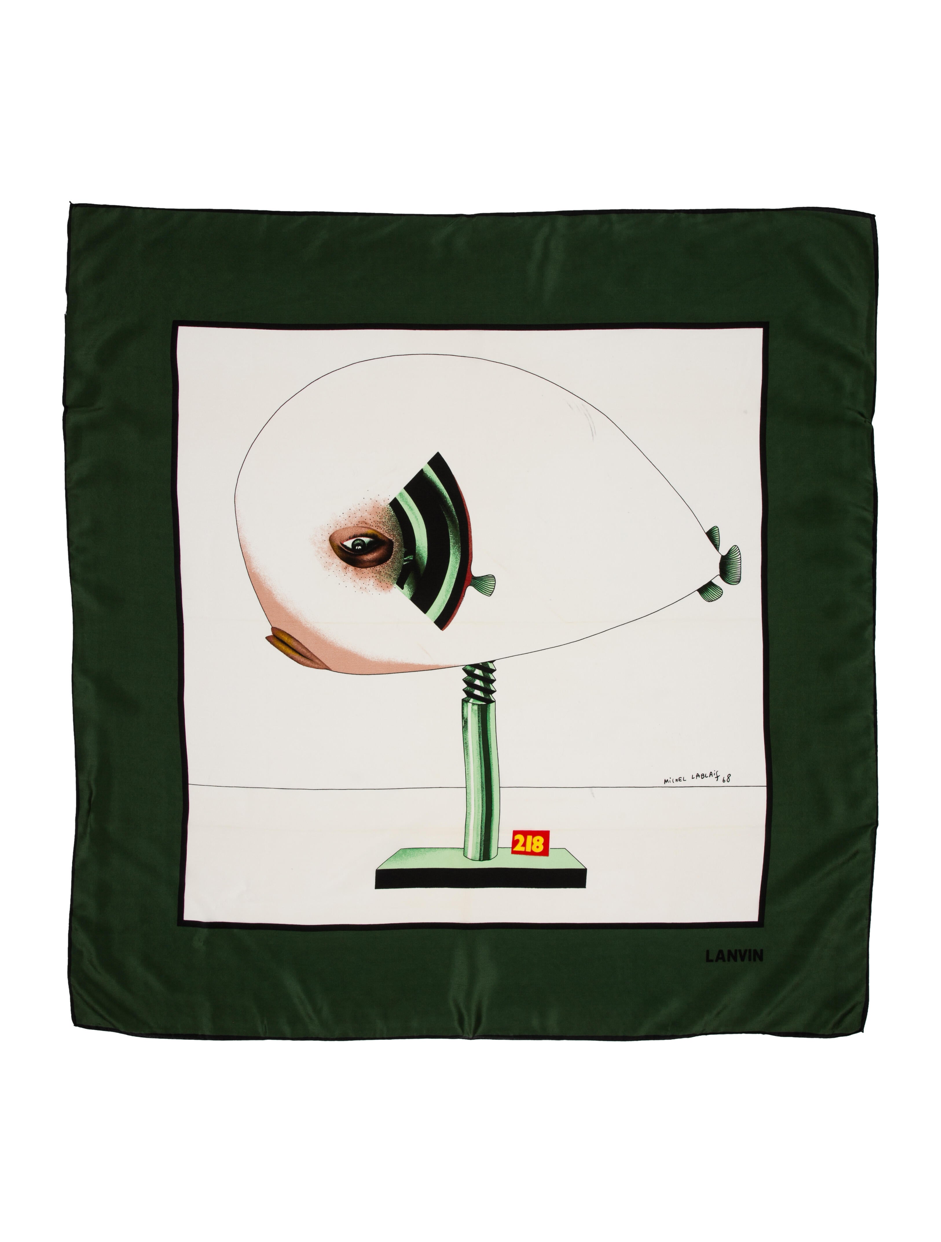 Lanvin Printed Scarf