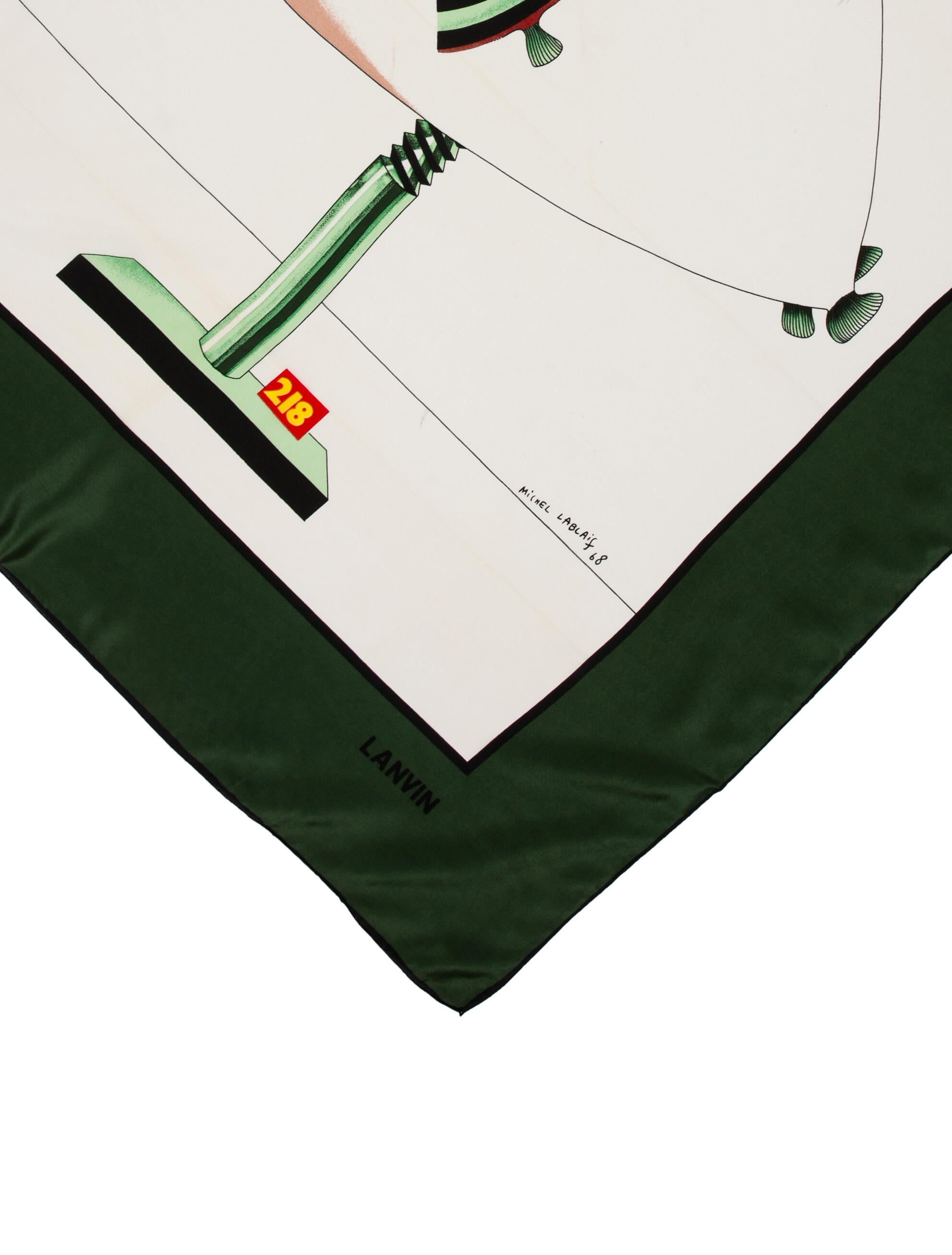 Lanvin Printed Scarf