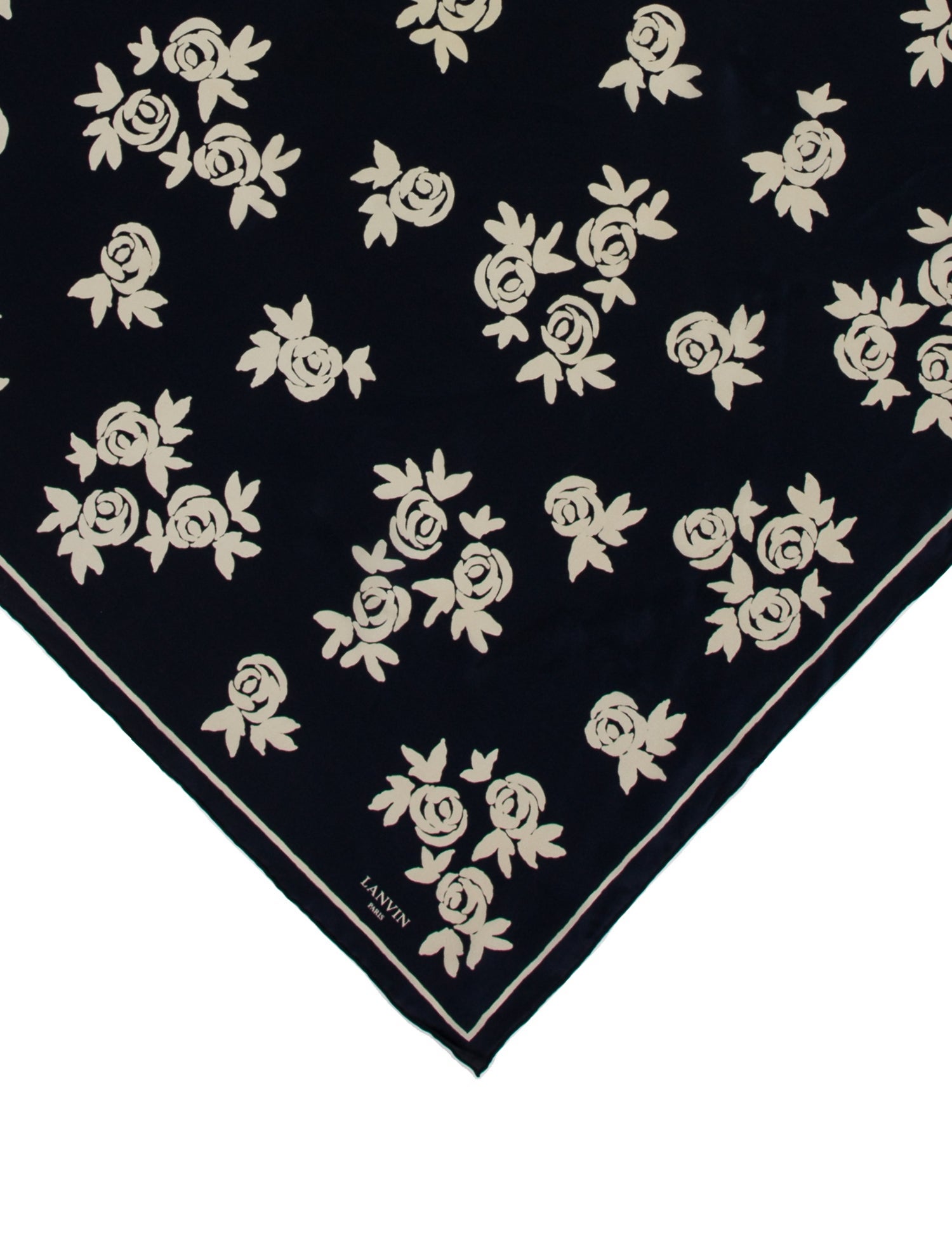 Lanvin Floral Print Scarf