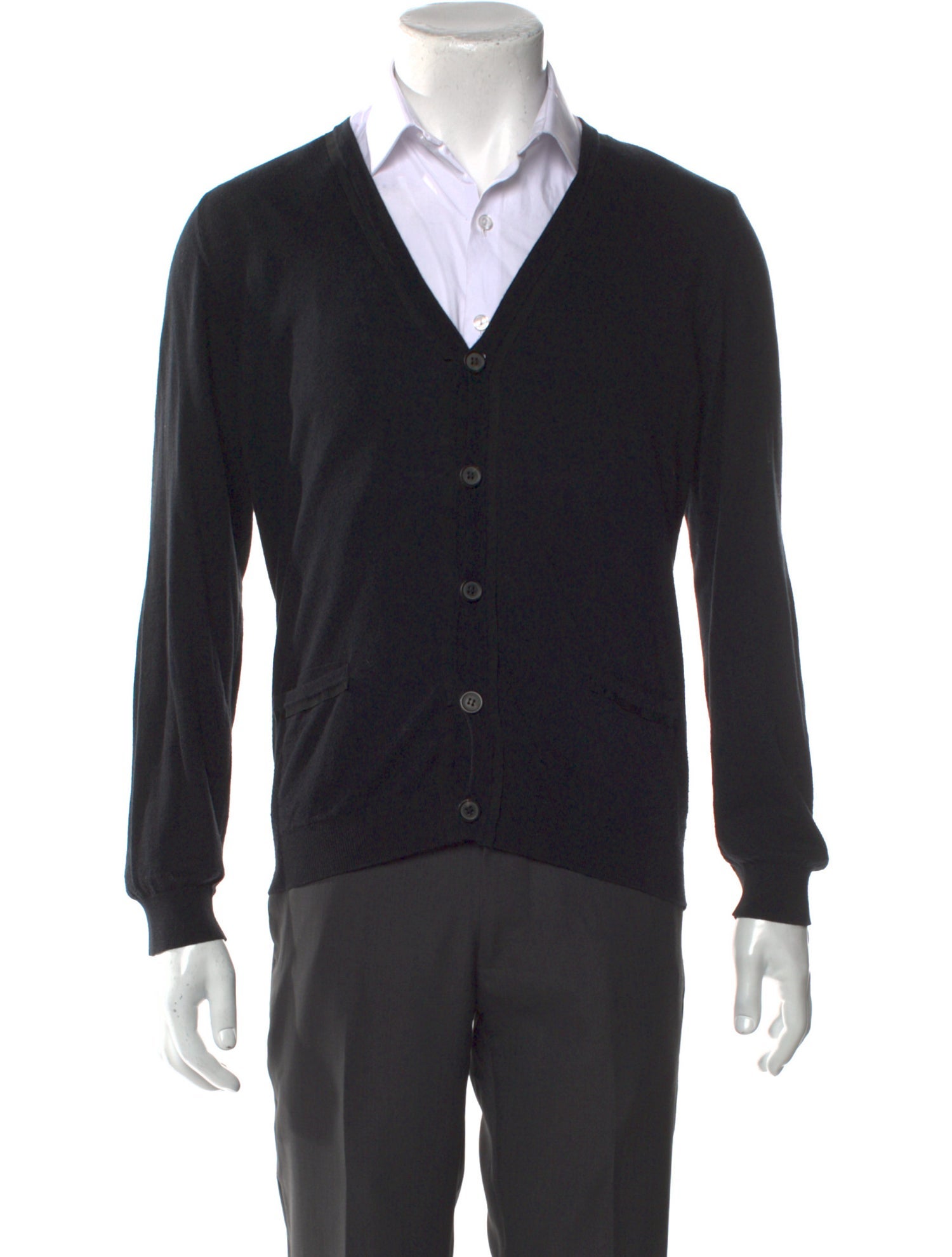Lanvin V-Neck Long Sleeve Cardigan