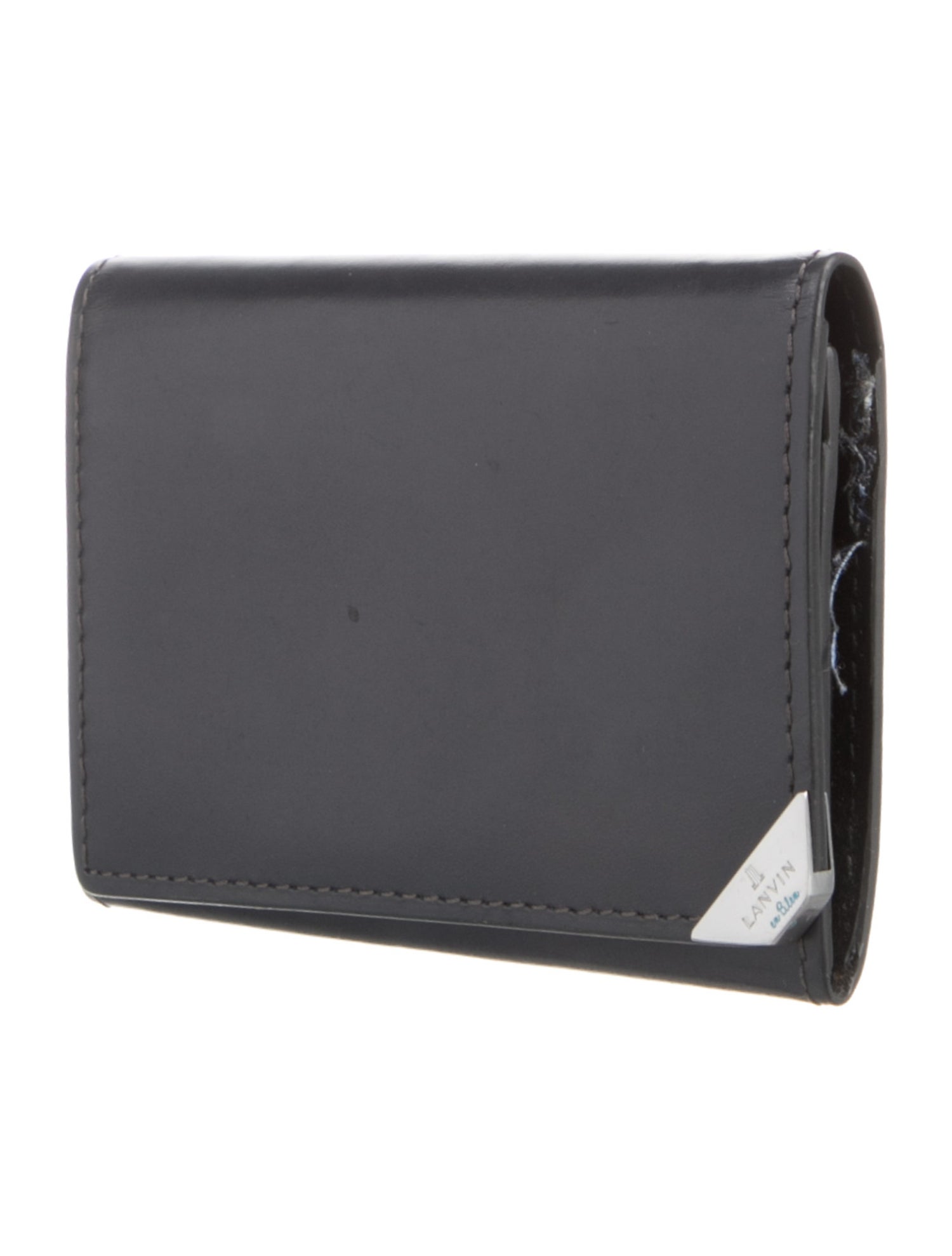 Lanvin Leather Printed Card Holder
