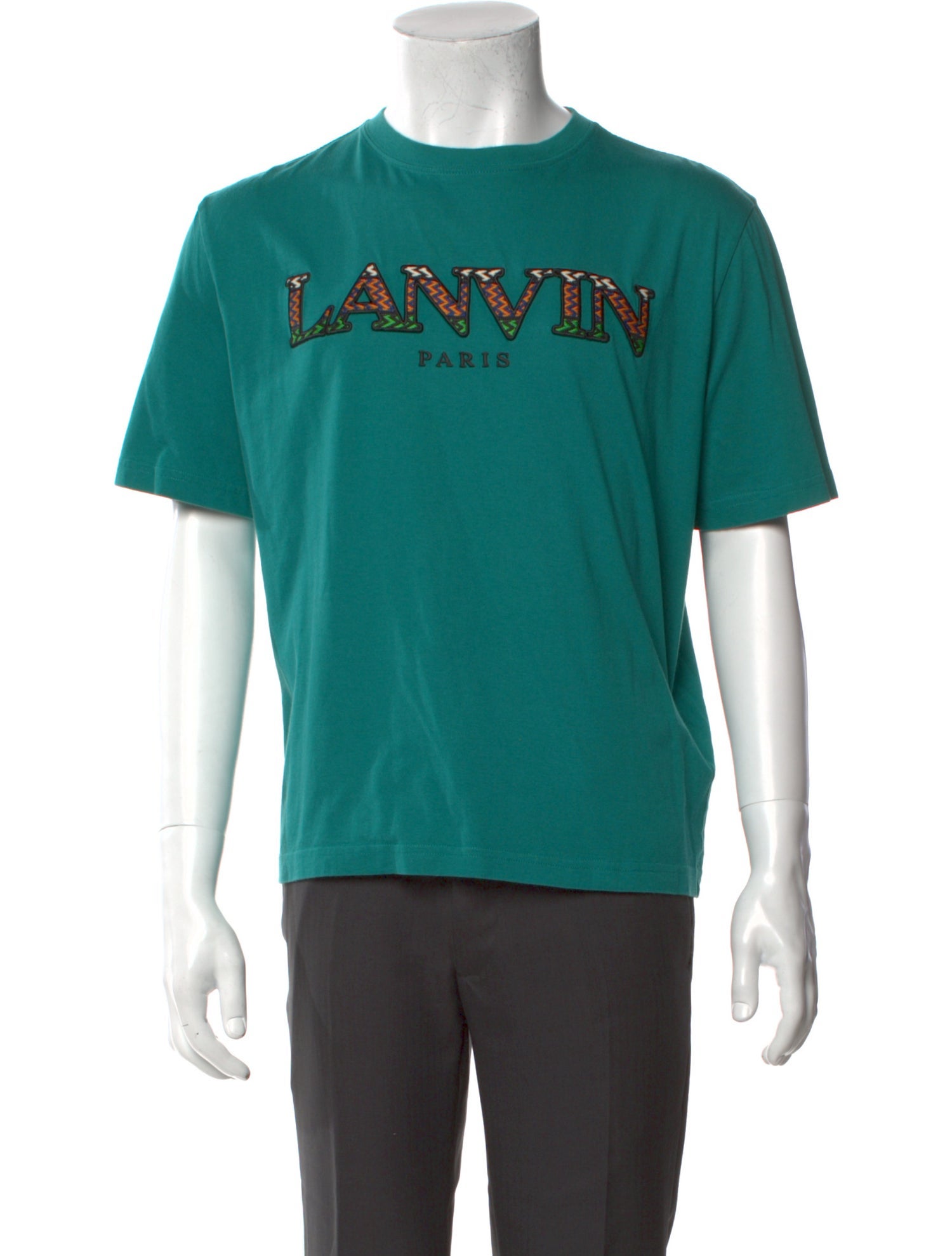 Lanvin Graphic Print Crew Neck T-Shirt