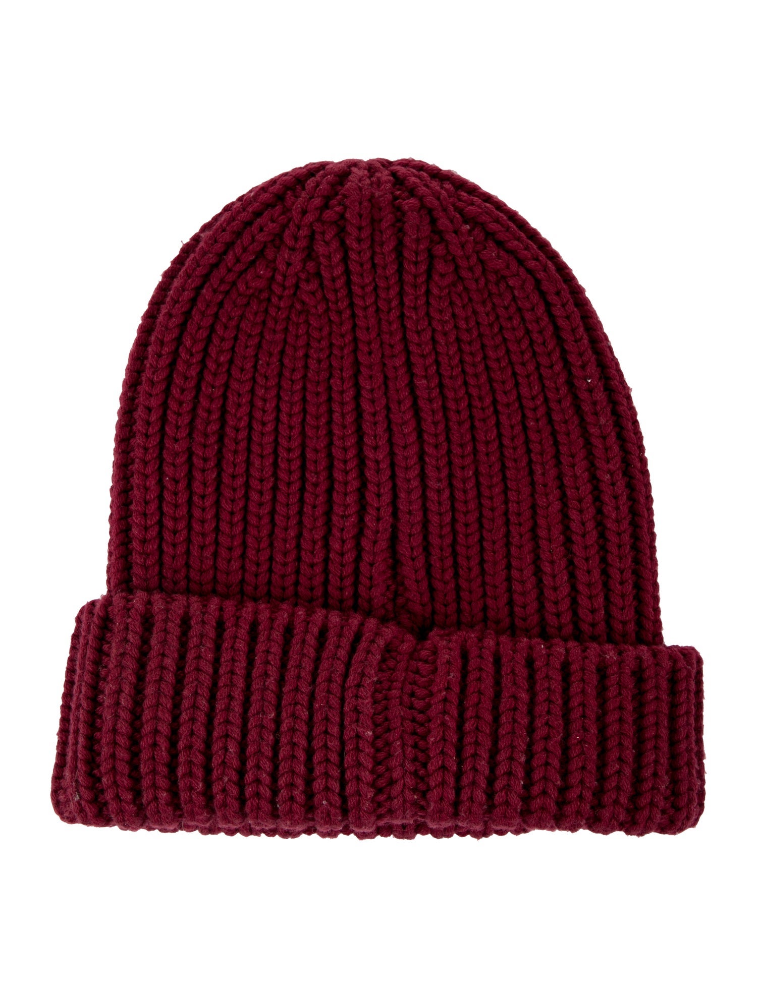 Lanvin Burgundy Wool Hat